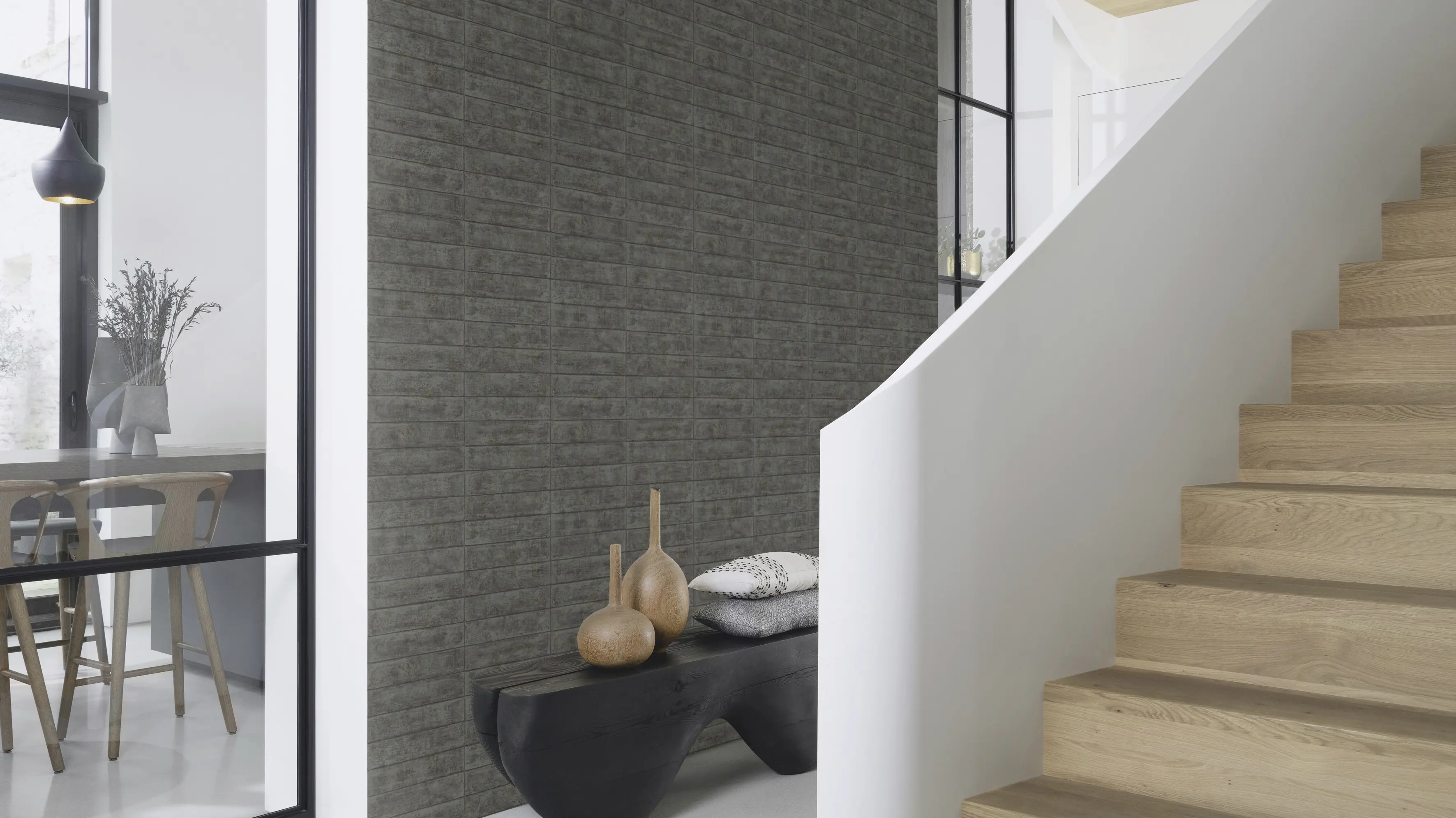 Rasch Vliestapete 499643 Schwarz-Anthrazit Muster & Motive 10,05 m x 0,53 m