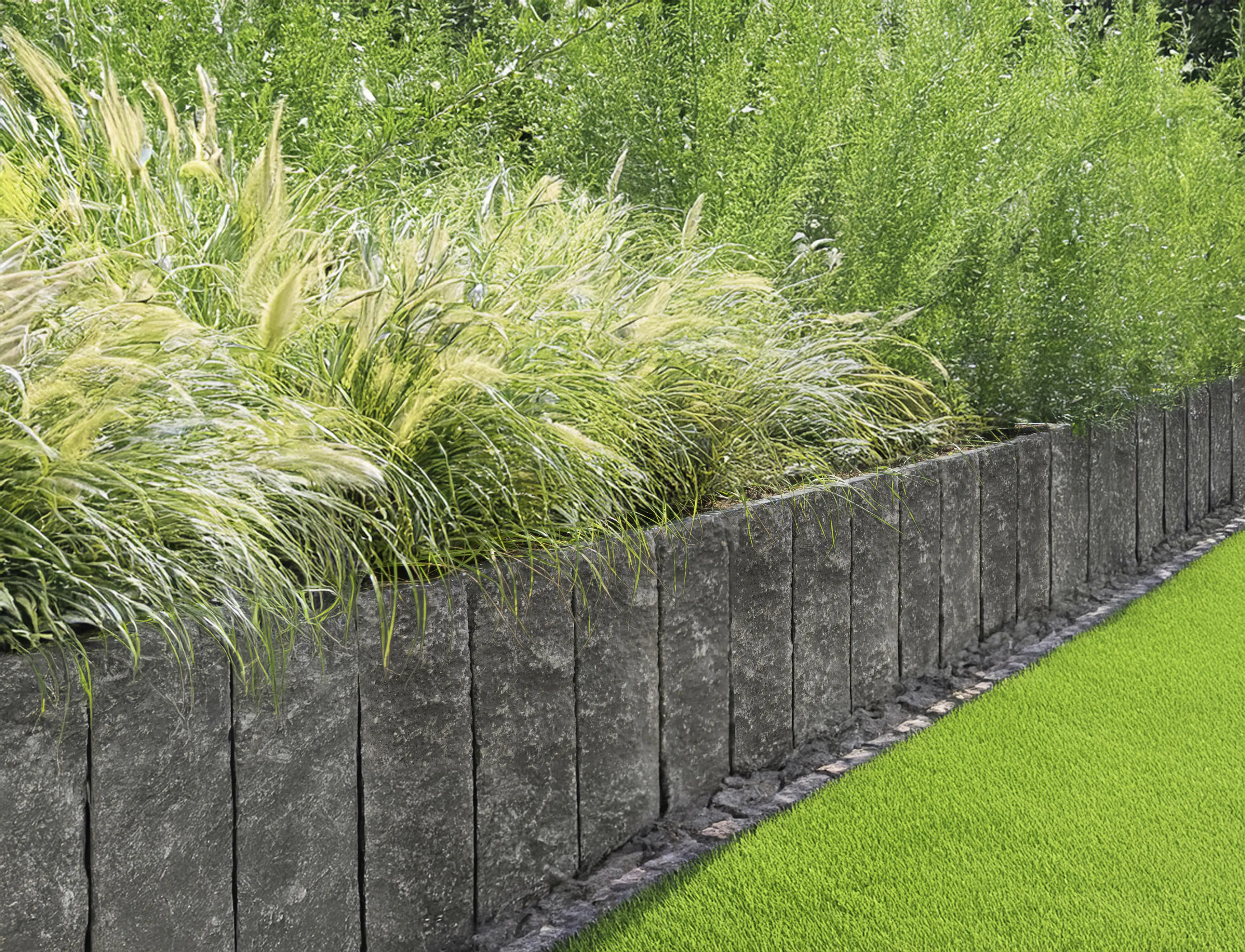 EHL Palisade Anzio Light 50 x 18 x 15 cm basalt-anthrazit