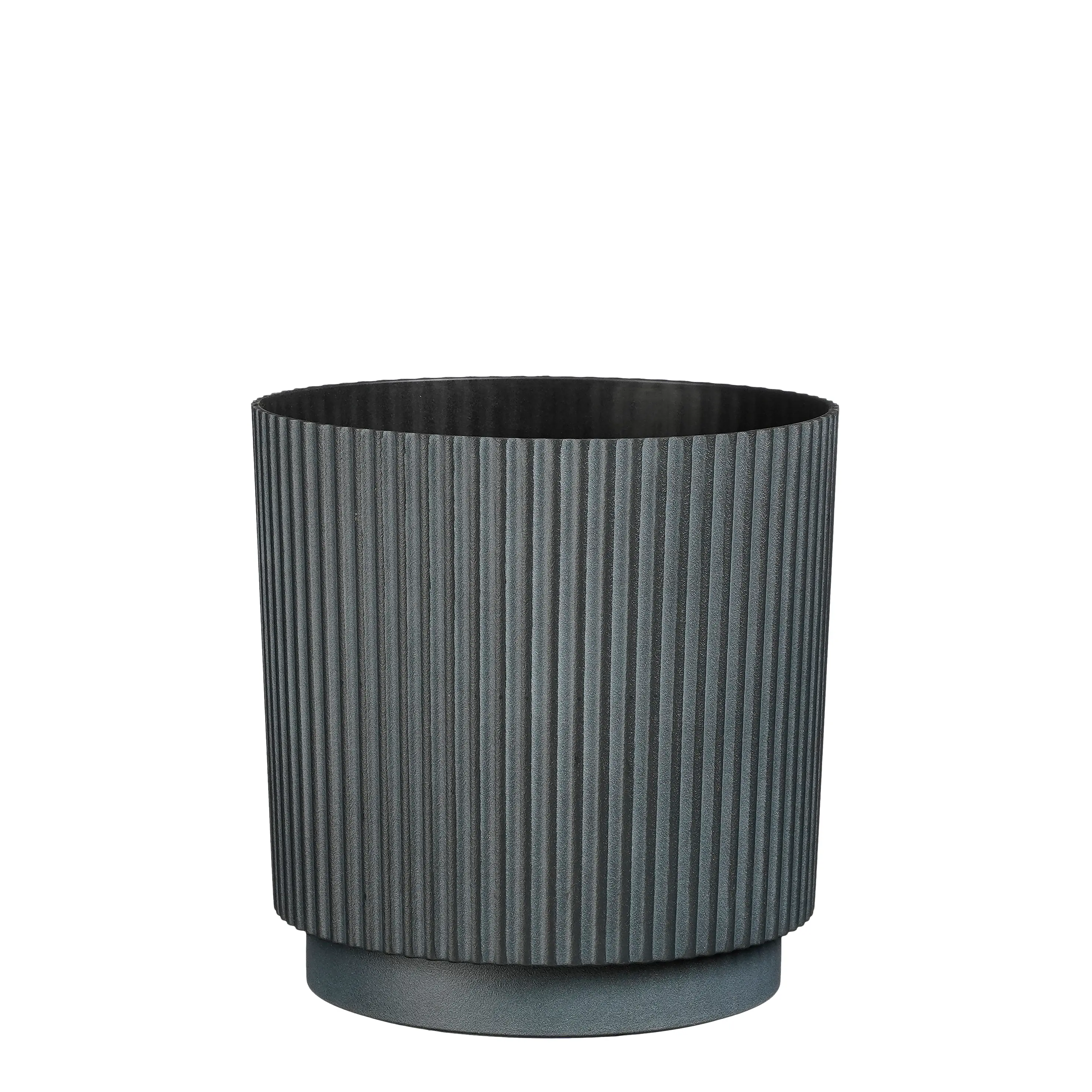 Mica Decorations Übertopf Ibarra Kunststoff grau Ø 25 cm