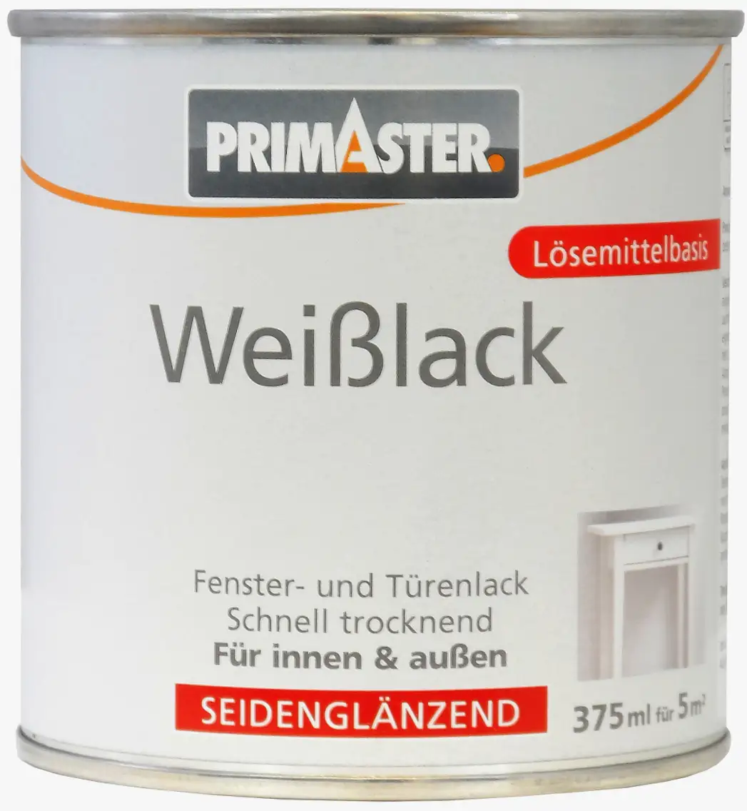 Primaster Weißlack 375 ml seidenglänzend