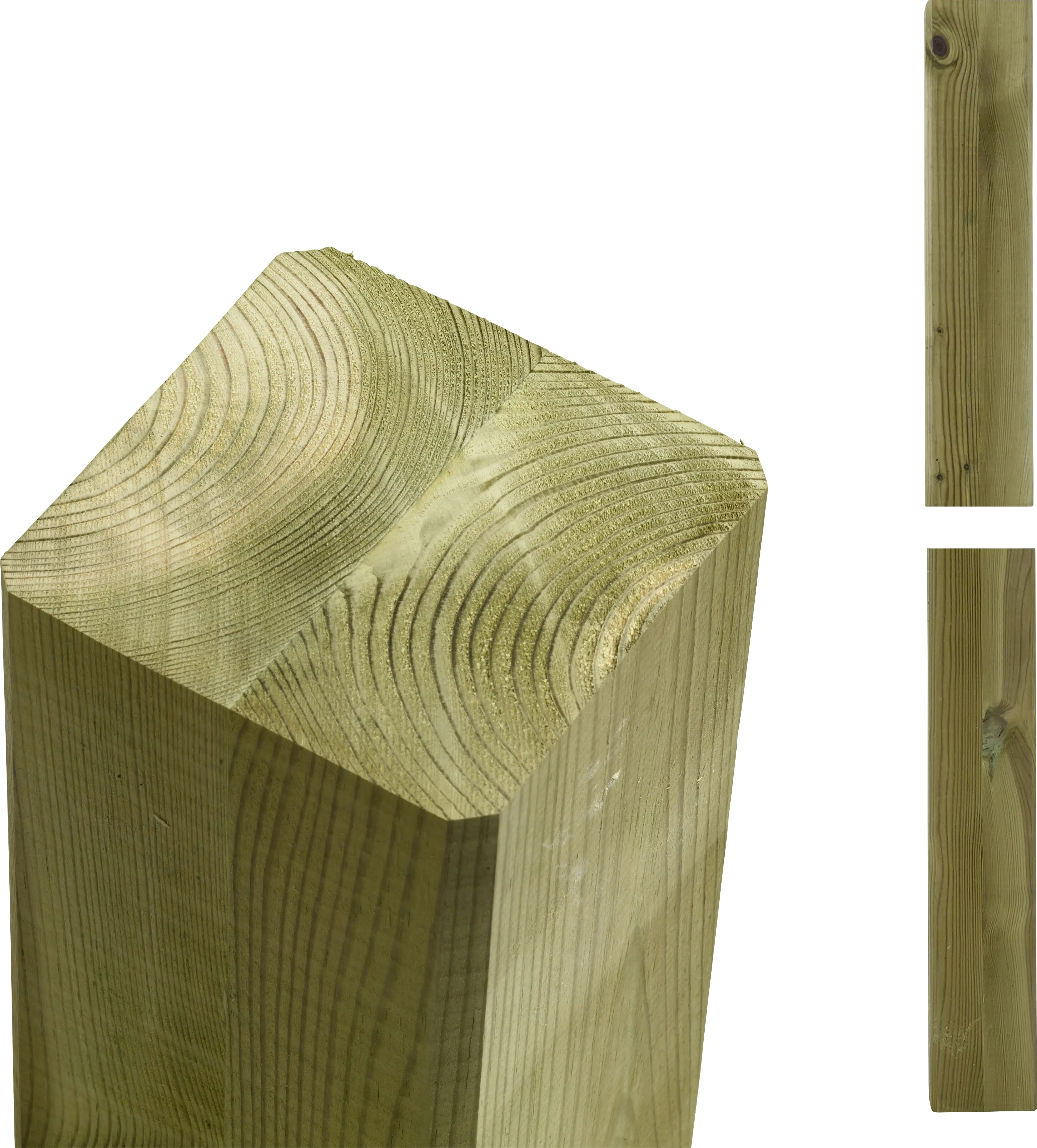 Plus Pfosten Cubic 369 cm 90 x 90 mm druckimprägniert