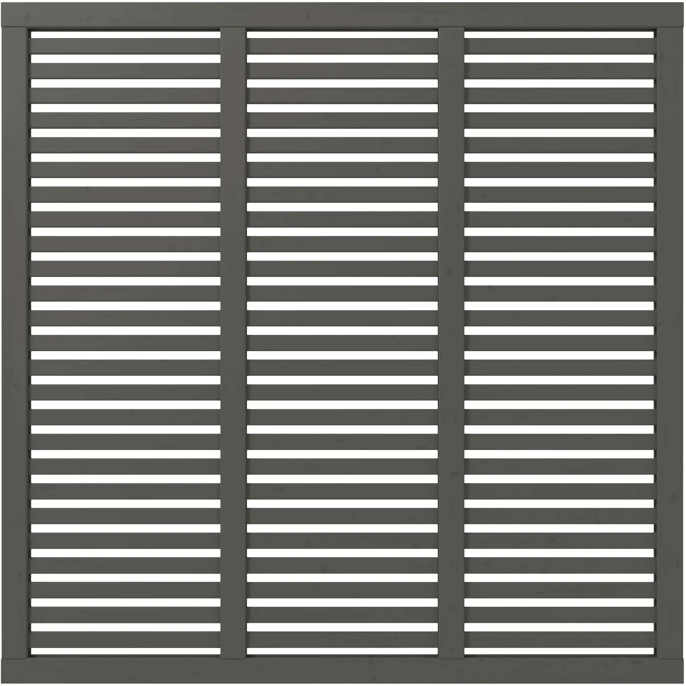 Plus Zaun Harmoni 180 x 180 cm umbragrau fungizidbehandelt