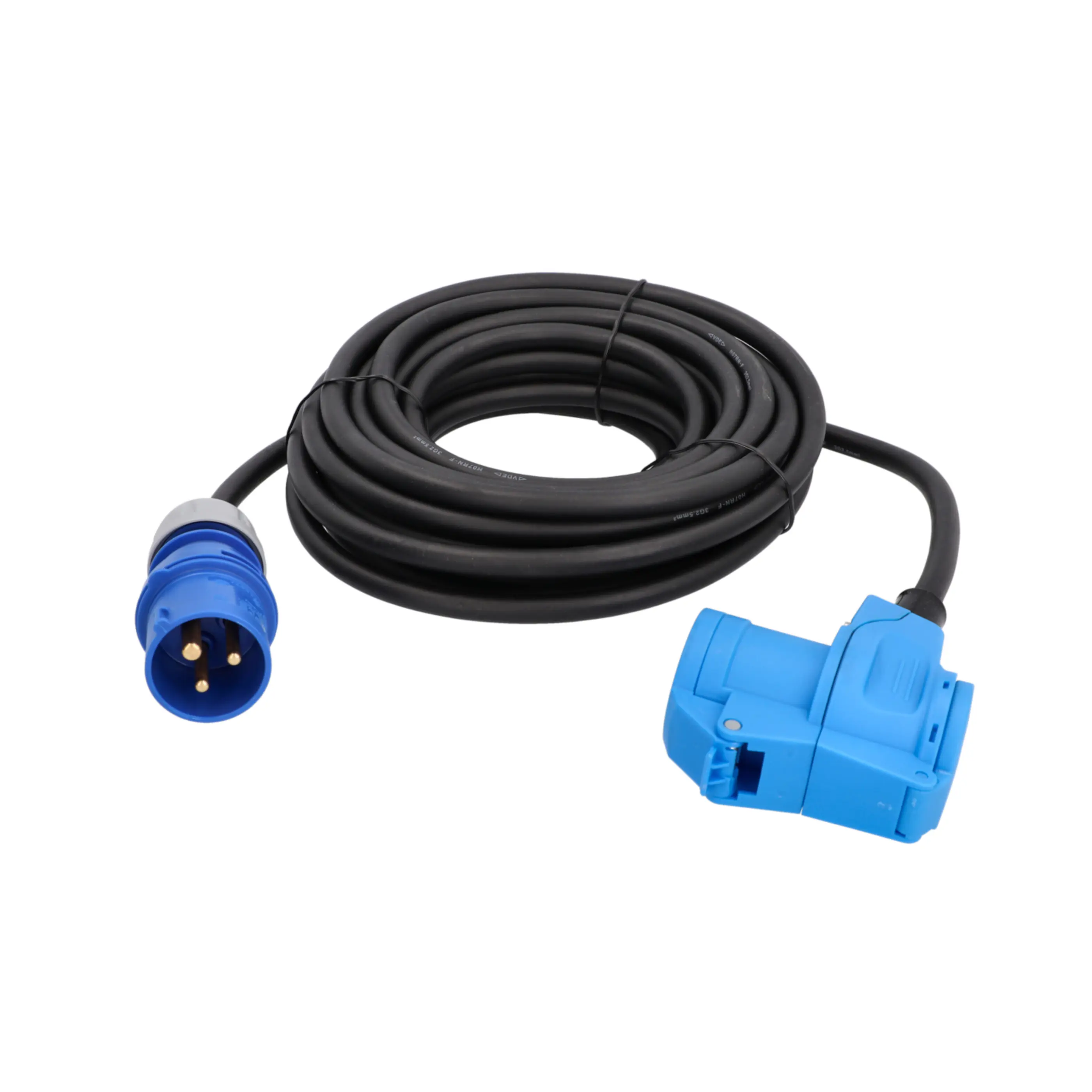 Unitec CEE-Verlängerung 3-polig H07RN-F 3 x 2,5 schwarz 25 m Unitec CEE-Verlängerung 3-polig H07RN-F 3 x 2,5 schwarz 25 m