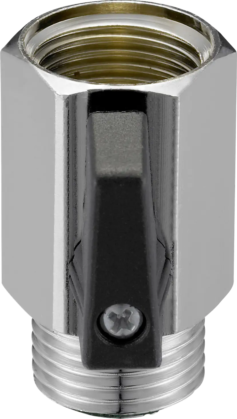 Diaqua Wasserspar-Duschstopphahn, 0,5 Zoll, verchromt