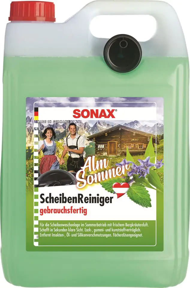 4064700322509 Sonax Scheibenreiniger Alm Sommer gebrauchsfertig 5L