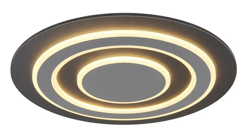 Globo Deckenleuchte Jayden Ø 32 x 5,5 cm schwarz warmweiß