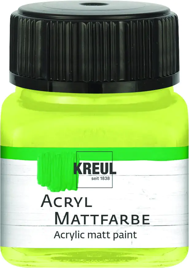 Kreul Acryl Mattfarbe lemon 20 ml
