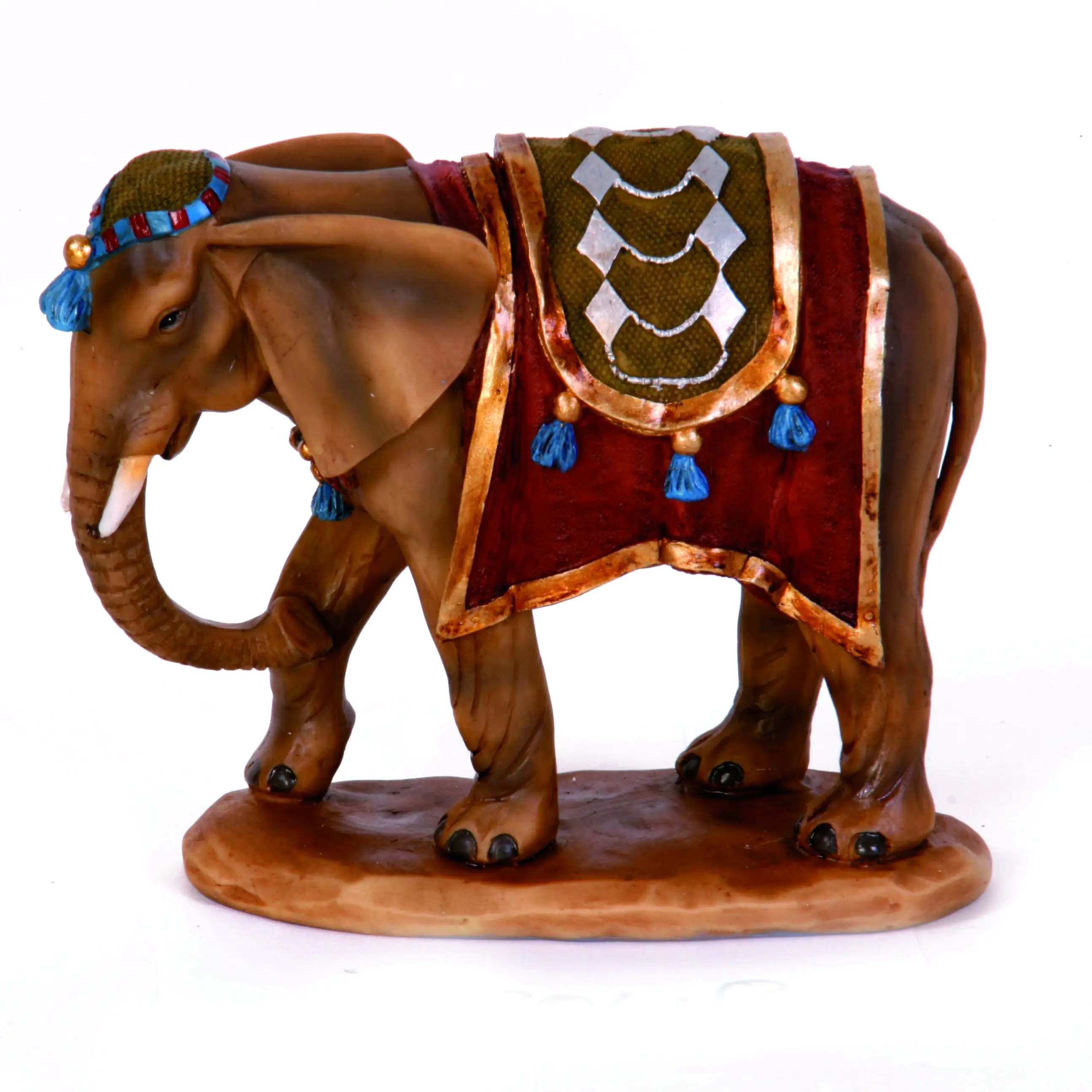 Riffelmacher Krippenfigur Elefant Poly 13 cm