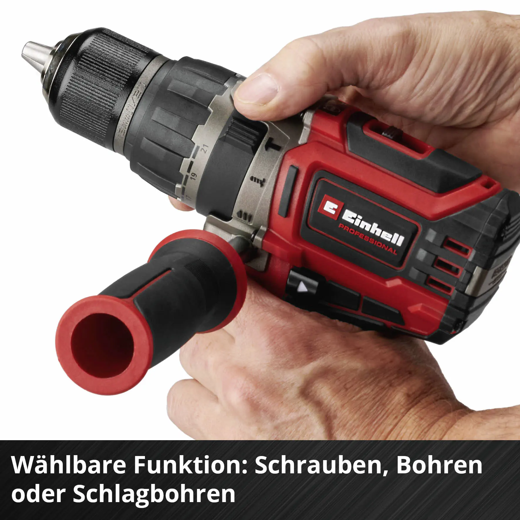Einhell Professional Akku-Schlagbohrschrauber Mobile Werkstatt TP-CD 18/70 Li-i BL+70 Set
