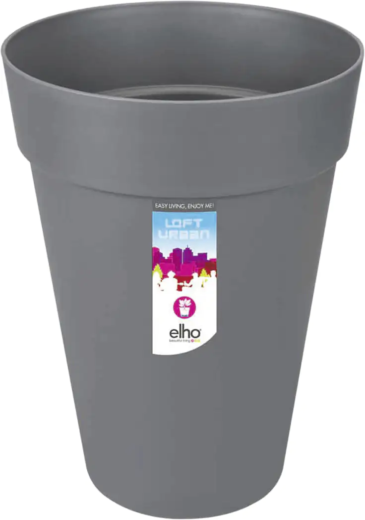 Elho Pflanztopf Loft Urban Ø 42 x 56 cm anthrazit Elho Pflanztopf Loft Urban Ø 42 x 56 cm anthrazit