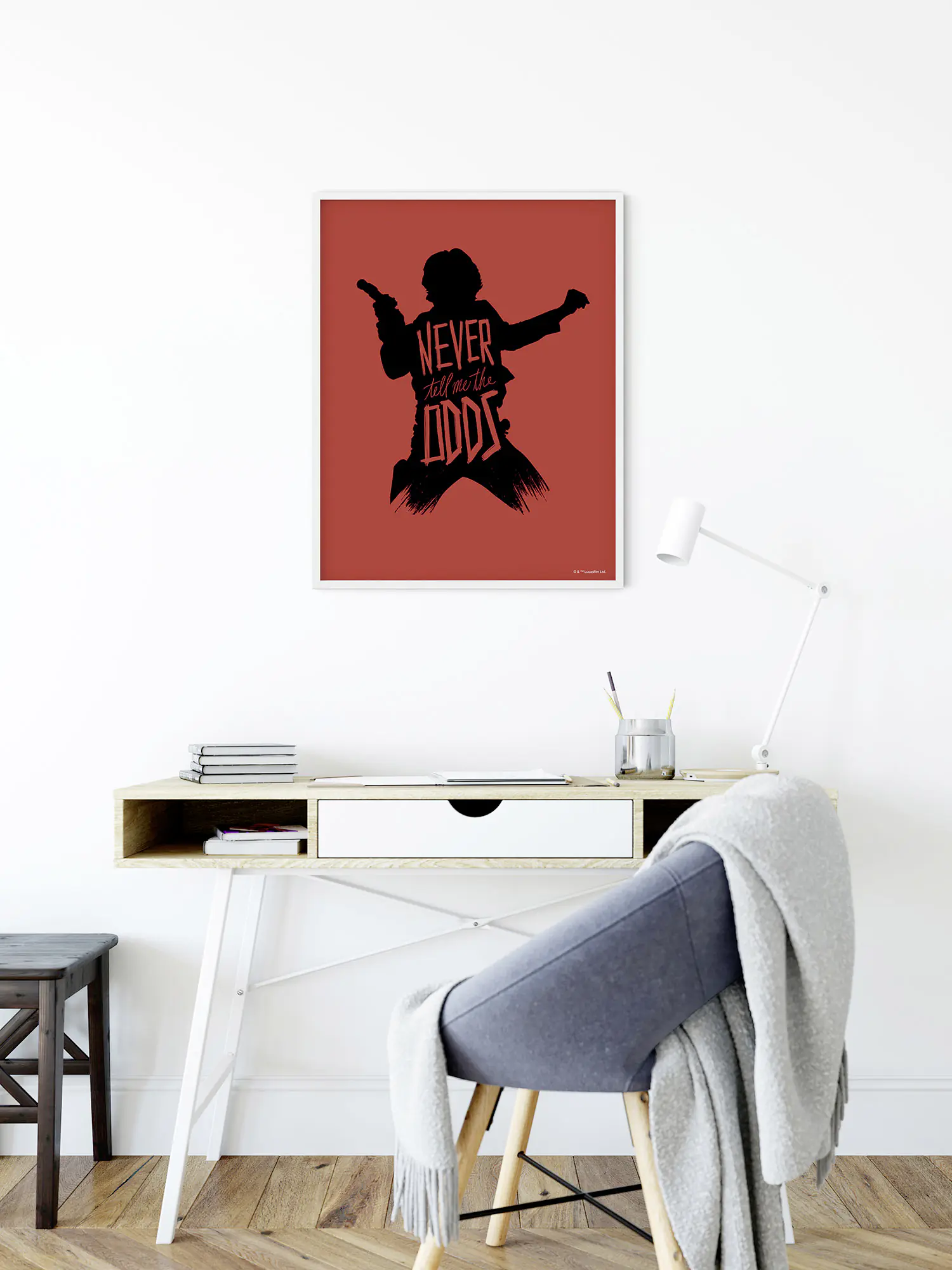 Komar Wandbild SW Silh. Q Han Solo 40 x 50 cm