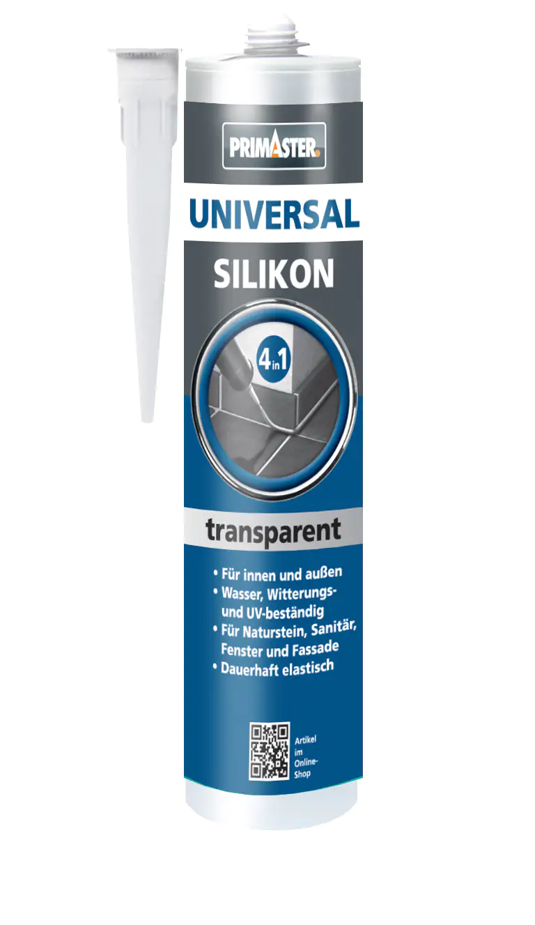 Primaster Universal Silikon 4 in1 transparent 300 ml Primaster Universal Silikon 4 in1 transparent 300 ml
