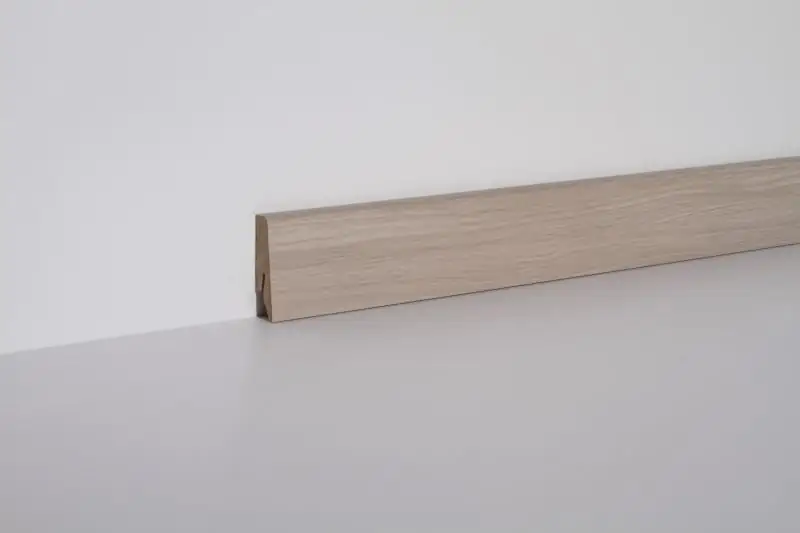 Classen Clip-Fußleiste 240 cm 58 x 58 mm Eiche Laredo