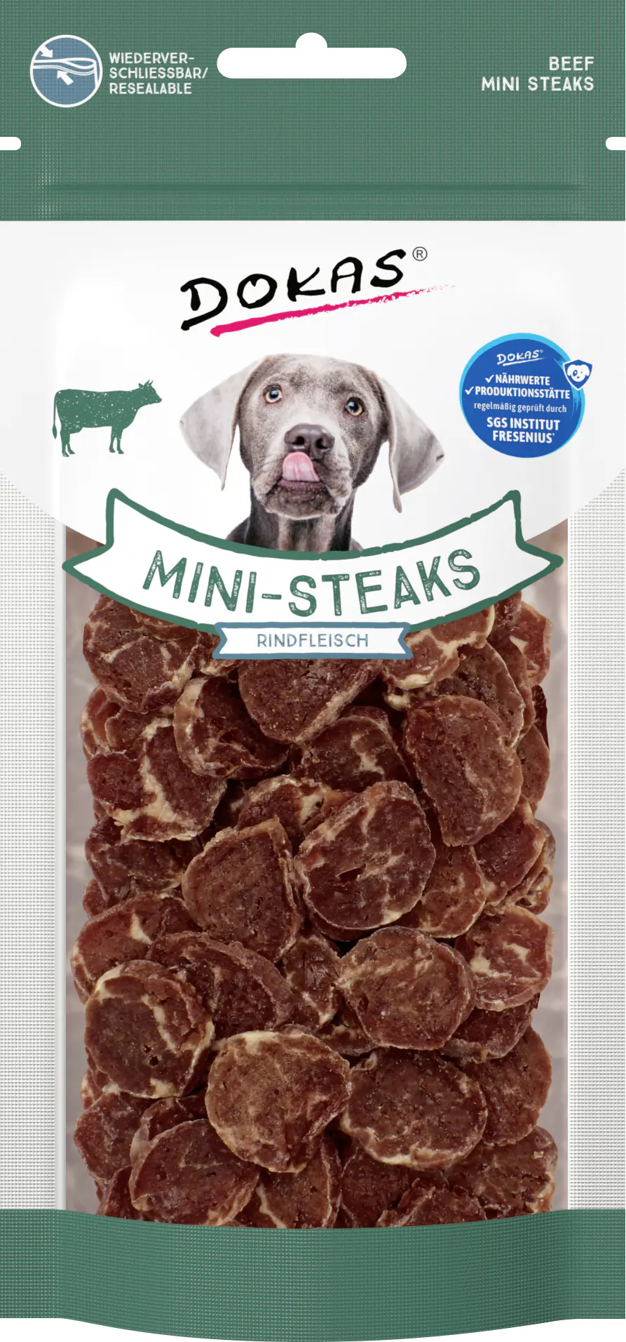 Dokas Mini Steaks Rindfleisch 50 g (Hund)