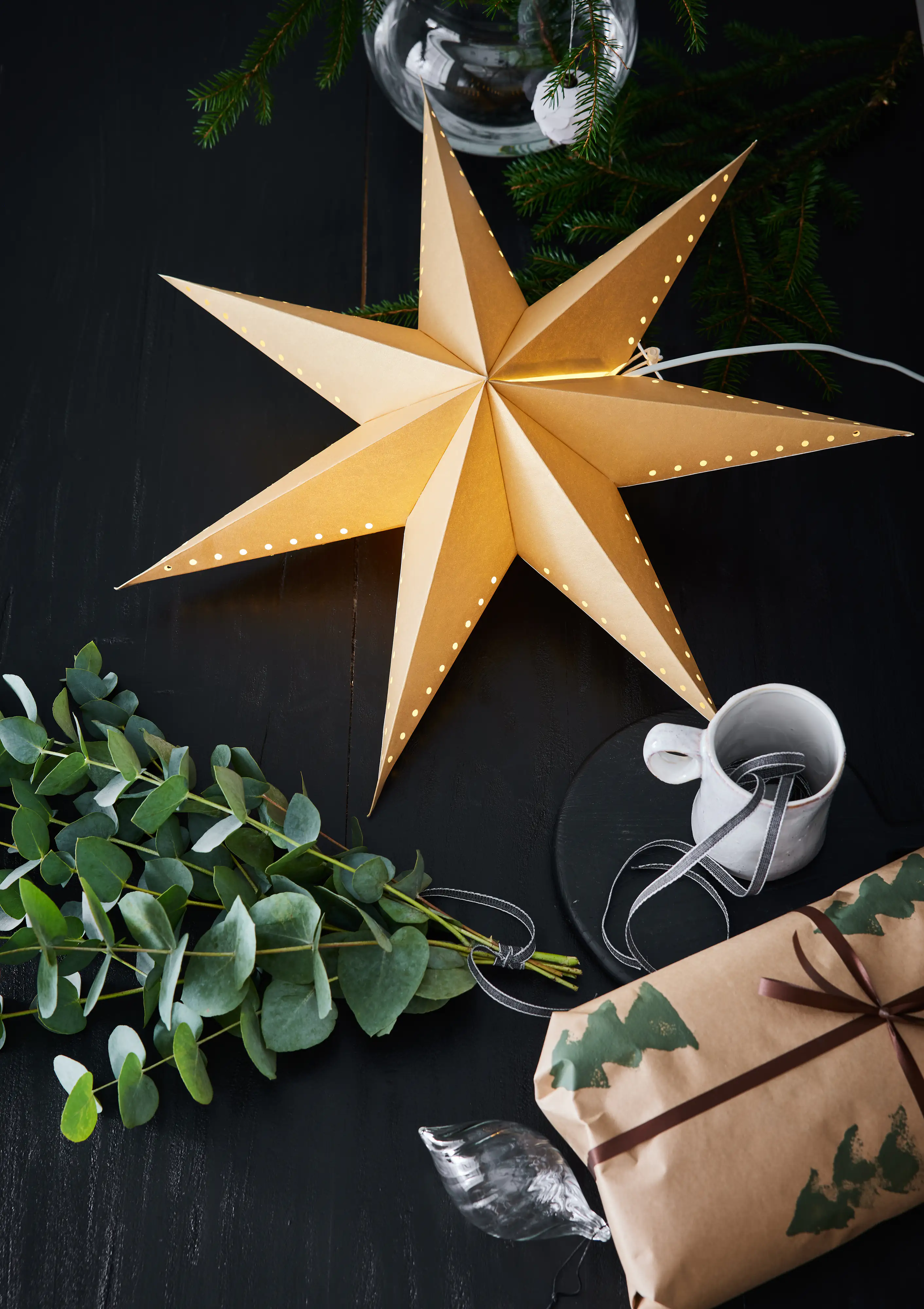 Markslöjd LIVELY Hängestern gold ø 60 cm