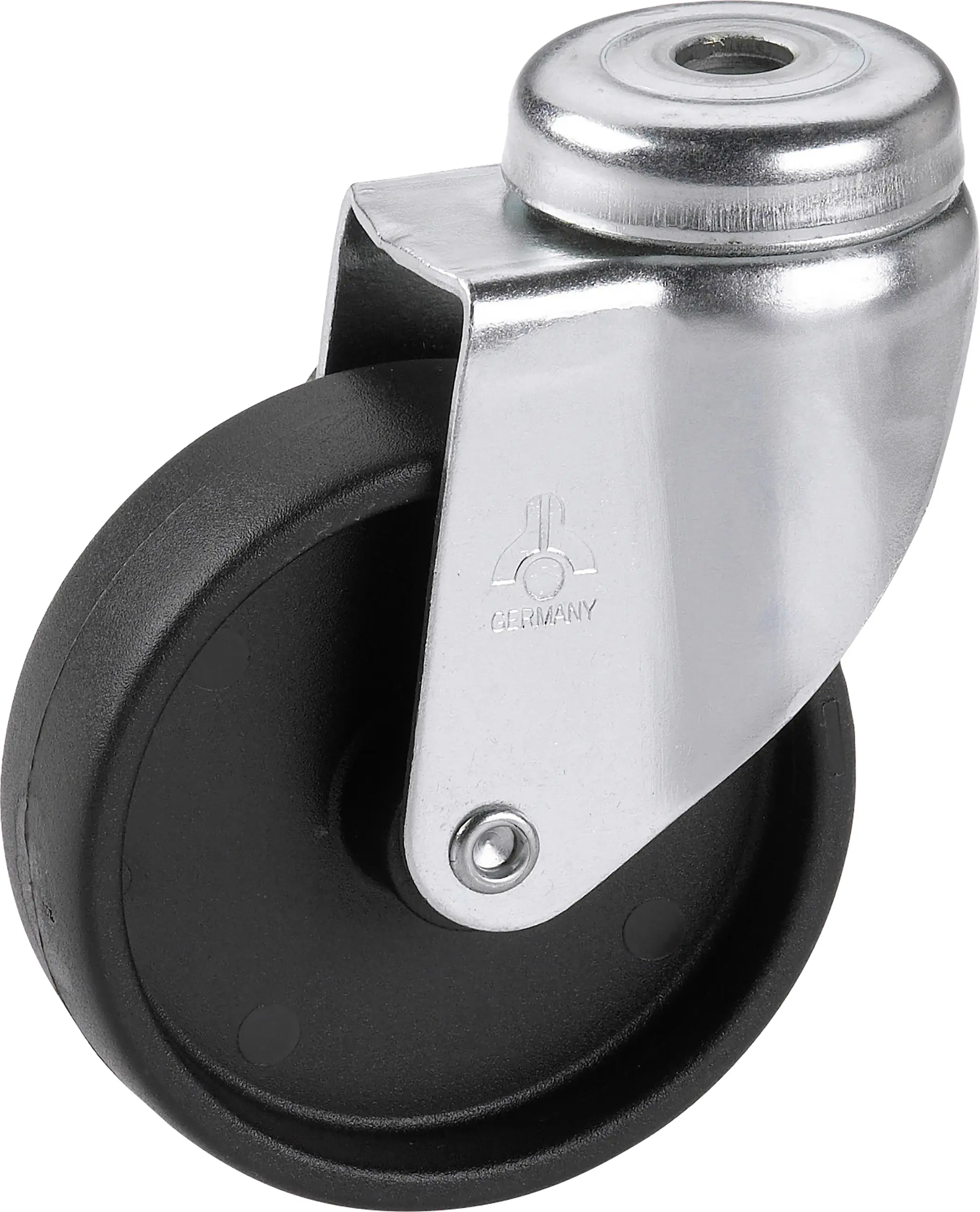 Apparate-Lenkrolle 75 x 24 mm für unempfindliche Böden Tragkr. 60 kg