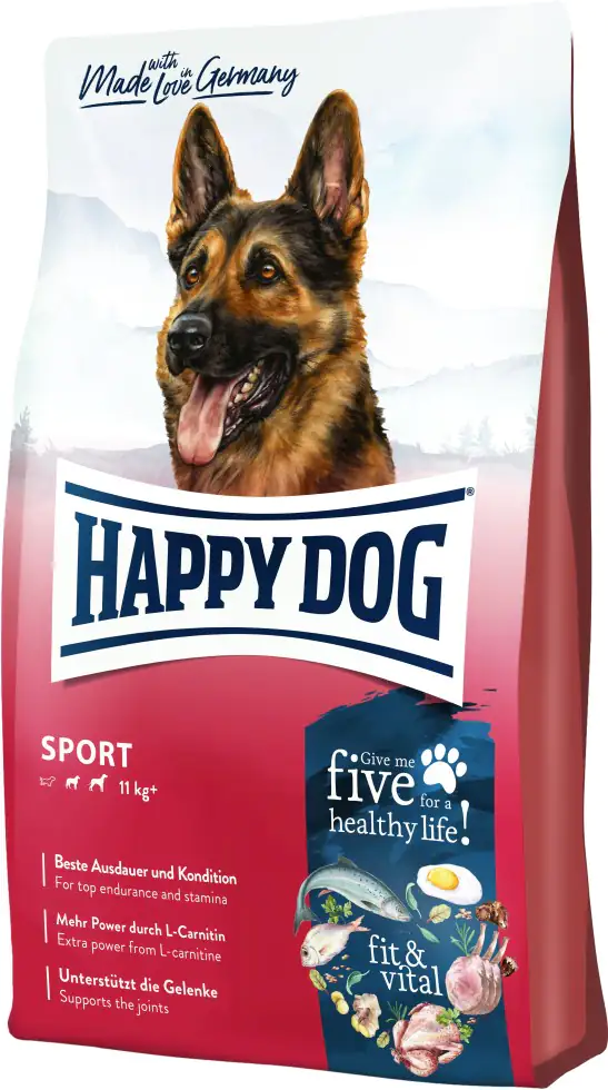 HappyDog Hundefutter Fit und Vital Sport 14 kg