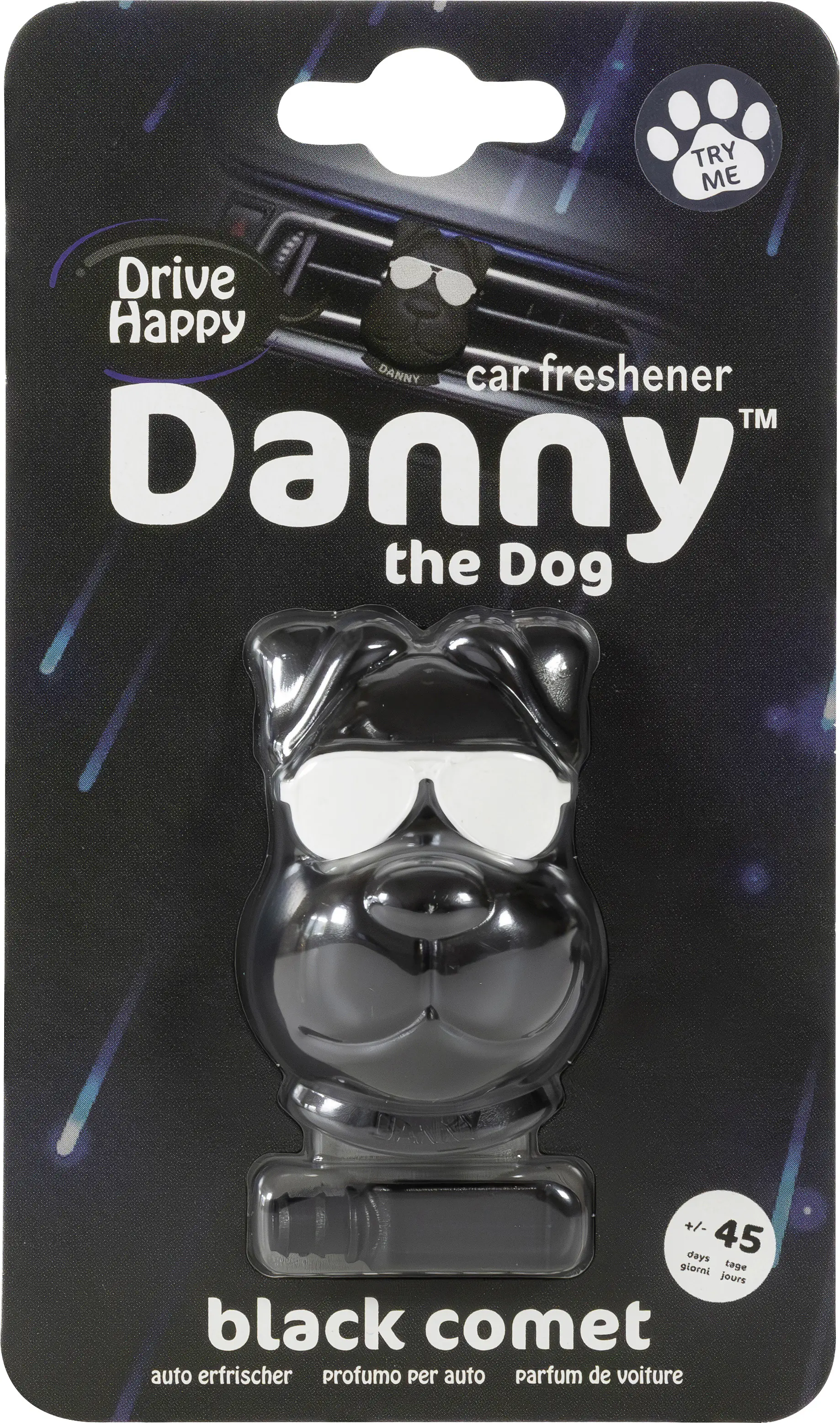 Danny the Dog Lufterfrischer Clip Black Comet schwarz