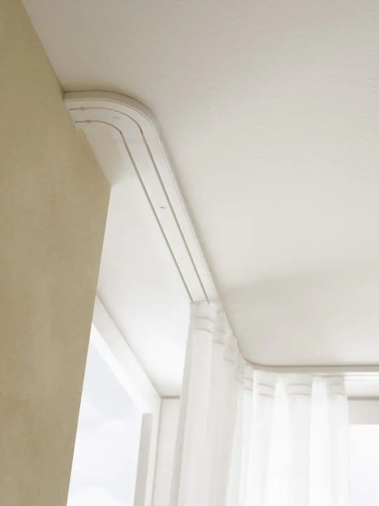 Gardinia Vorhangschiene GE 1-läufig, weiß, 180 cm