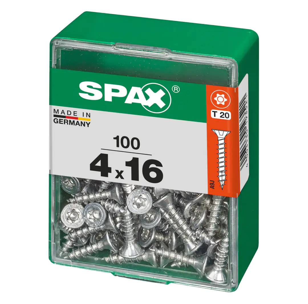 Spax Universalschrauben 4.0 x 16 mm TX 20 Senkkopf - 100 Stk.