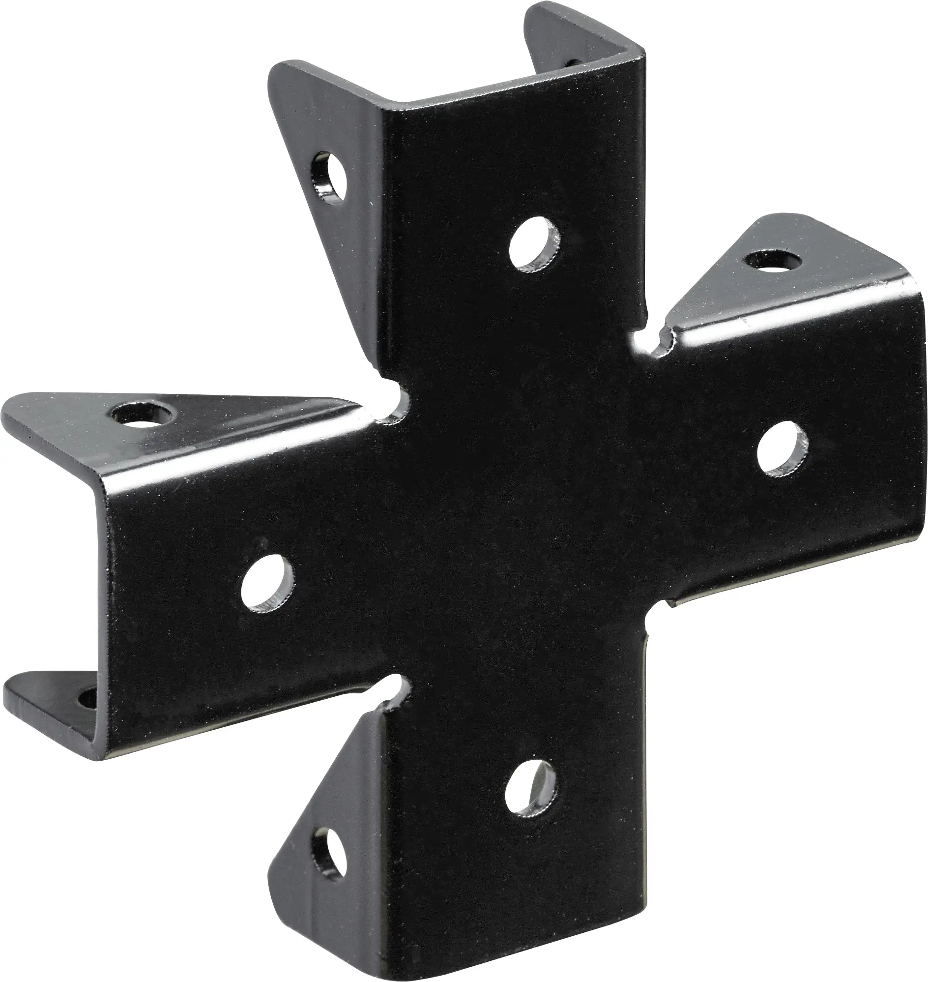 Hettich Korpusverbinder X Stahl 68 x 68 x 15 mm schwarz 