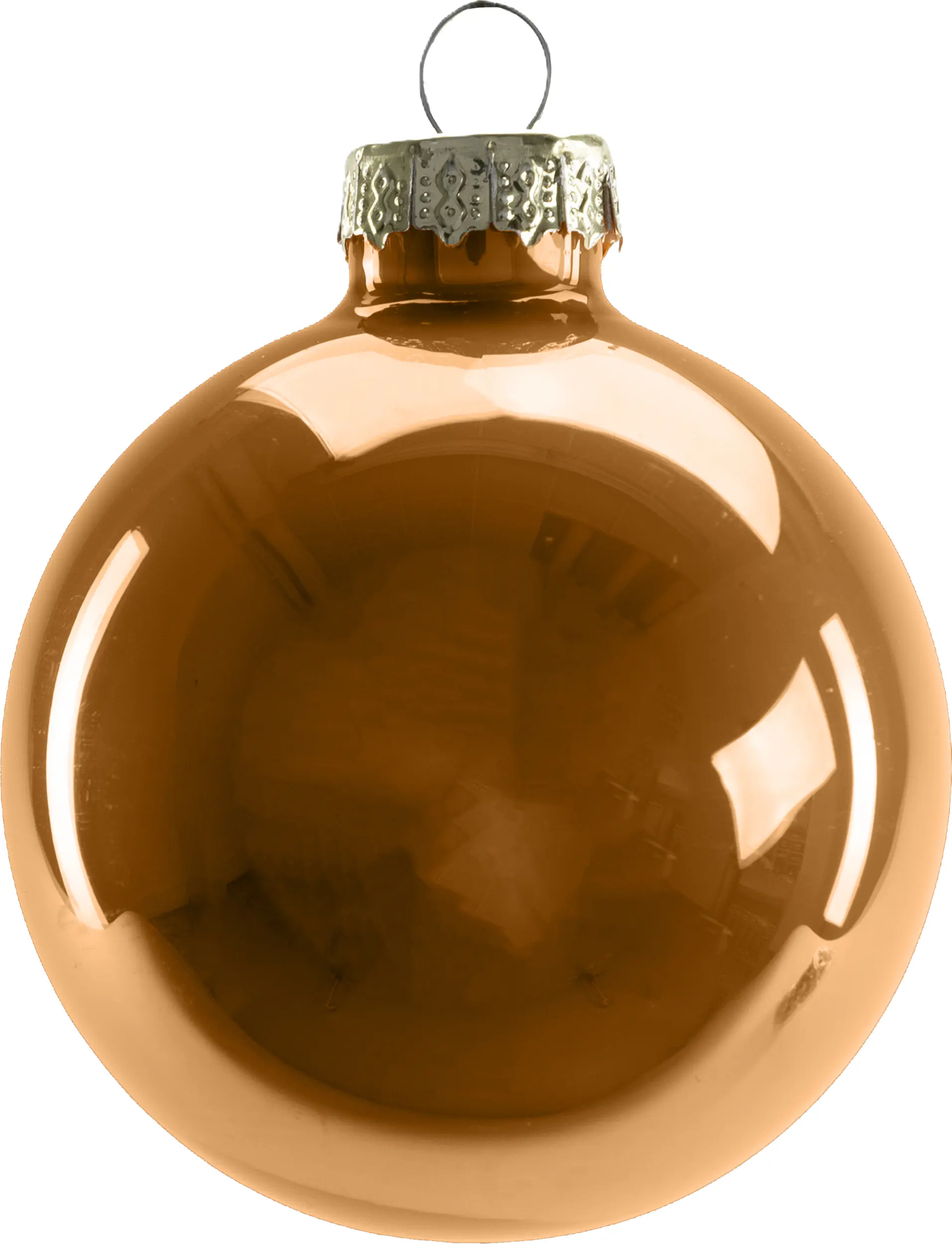 TrendLine Weihnachtskugeln aus Glas Ø 6 cm brandy, champagner, schwarz 20 Stück