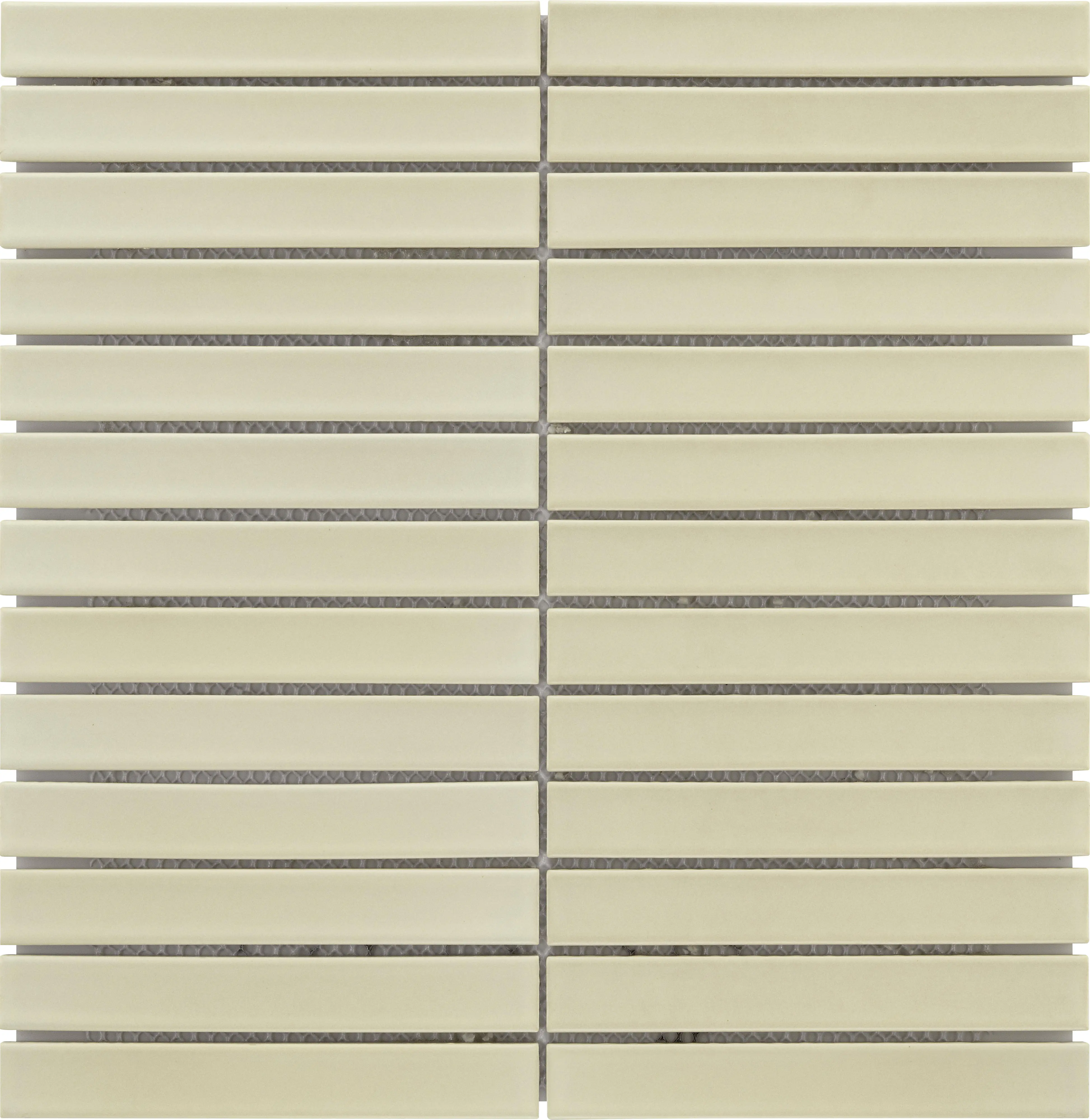 KNG Mosaikfliese Sticks 29,6 x 29,9 cm beige matt