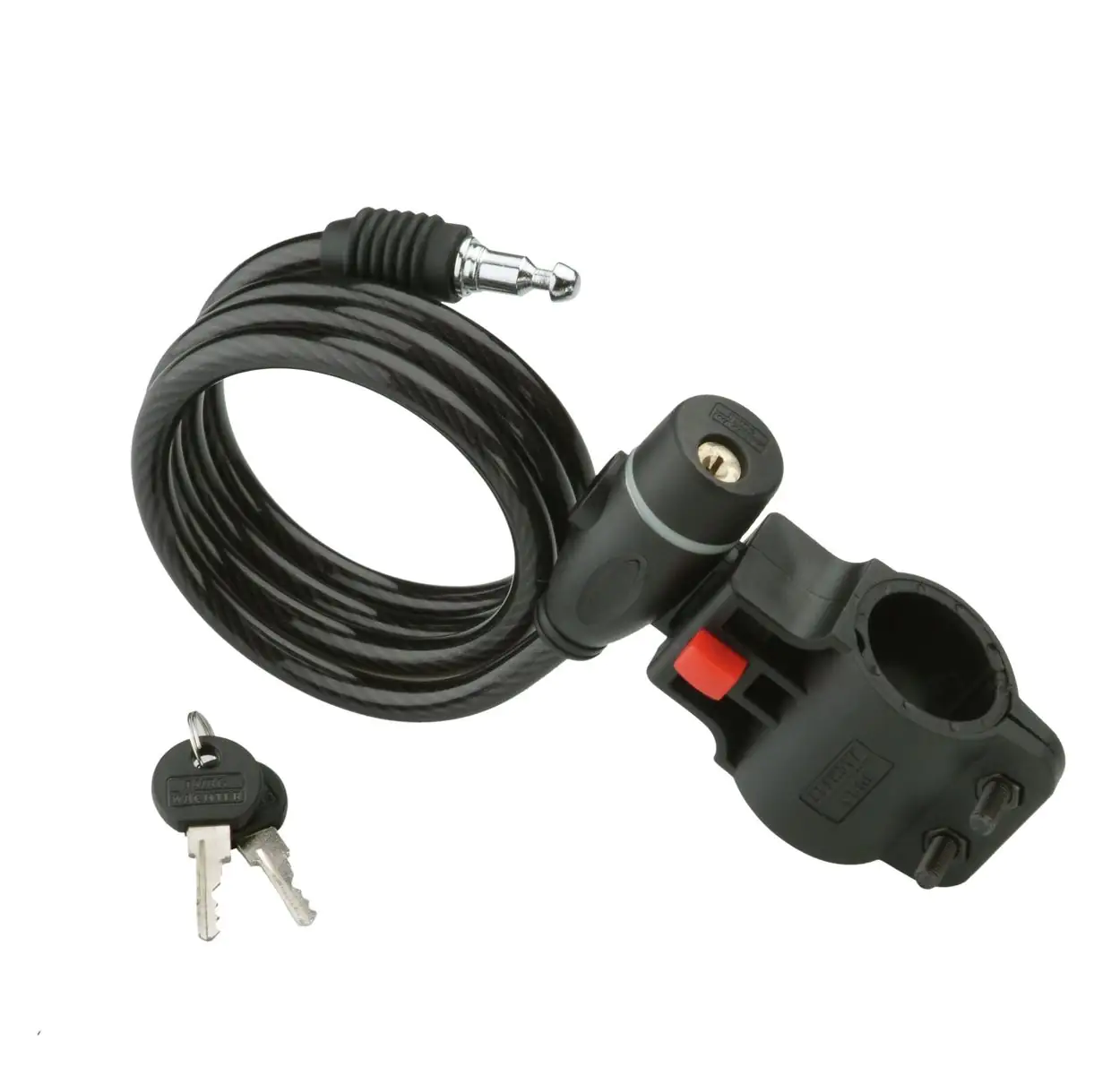 Burg Wächter Spiralschloss 1260 100 1000mm Ø 8mm rot, blau oder schwarz