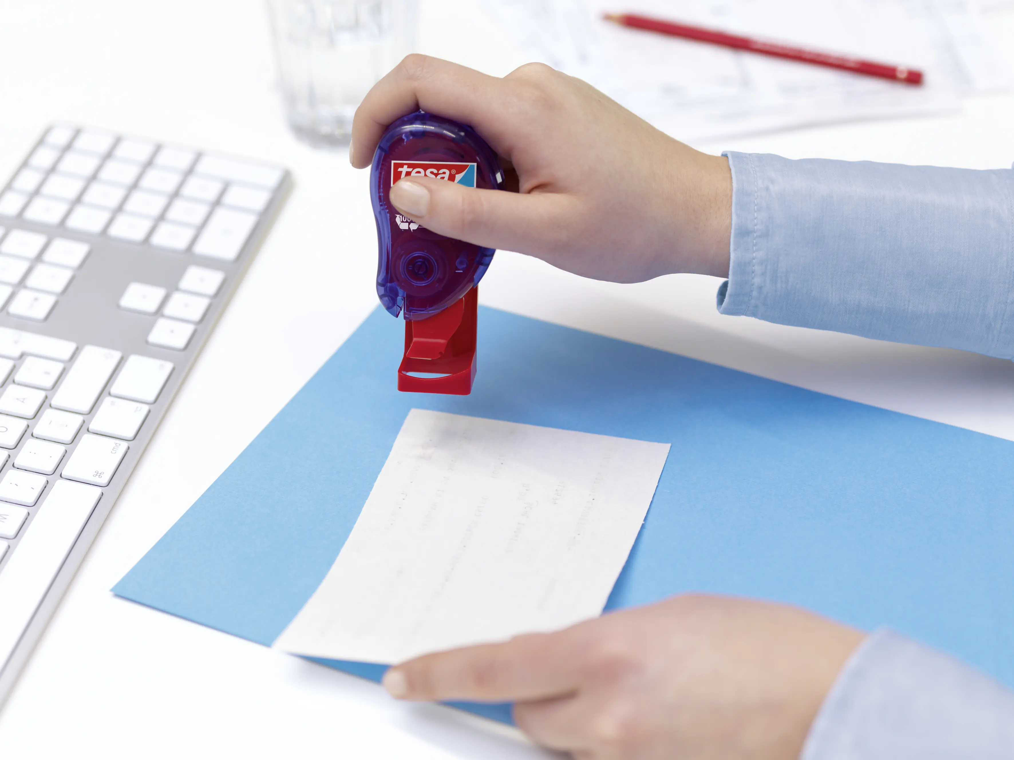 tesa Klebestempel permanent ecoLogo 1100 Klebepads