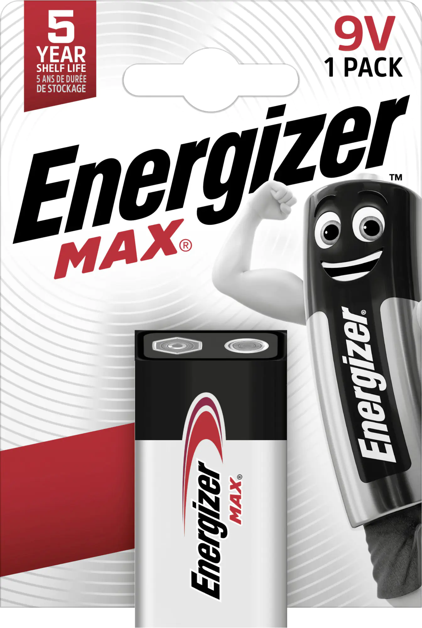Energizer Max Alkaline E-Block Batterie 9 V