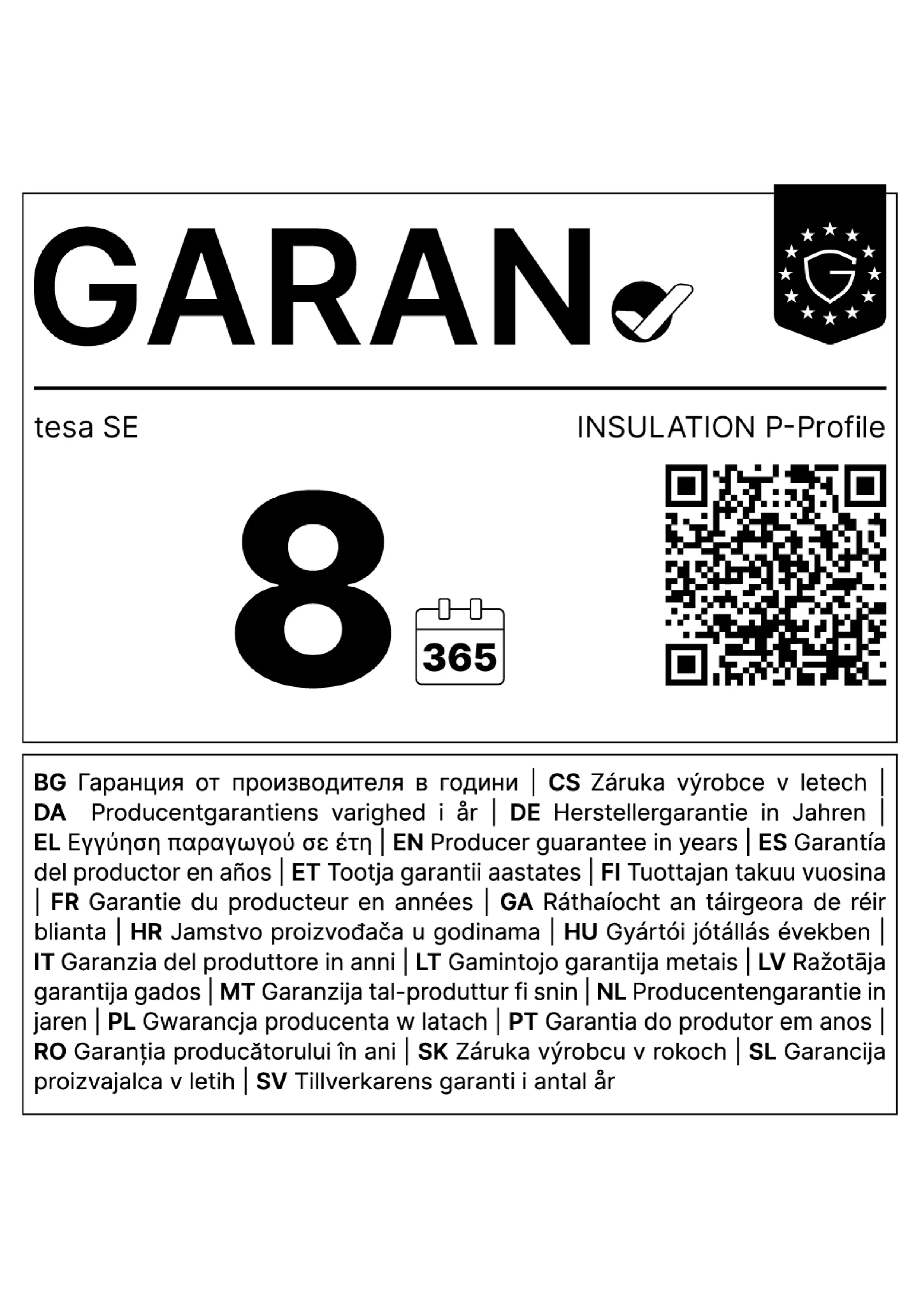 tesa Insulation P-Profil Classic 6 m, braun