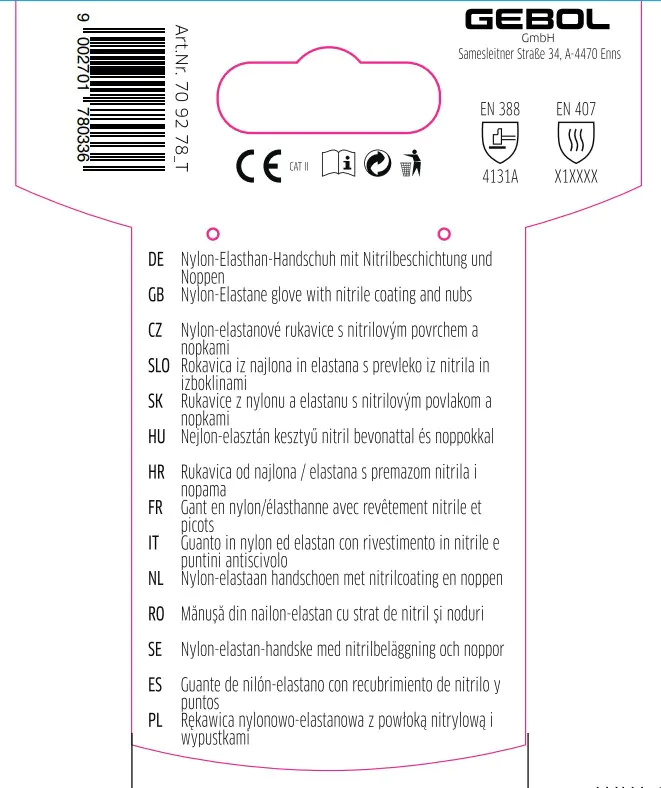 Gebol Handschuh Multi Flex Touch  