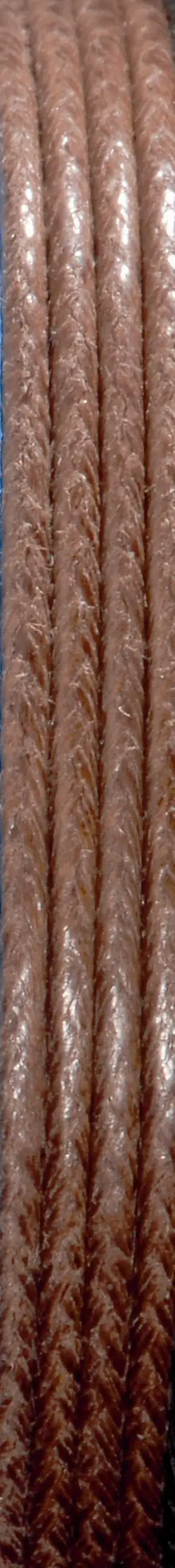 Glorex Baumwollkordel 1 mm 5 m, dunkelbraun