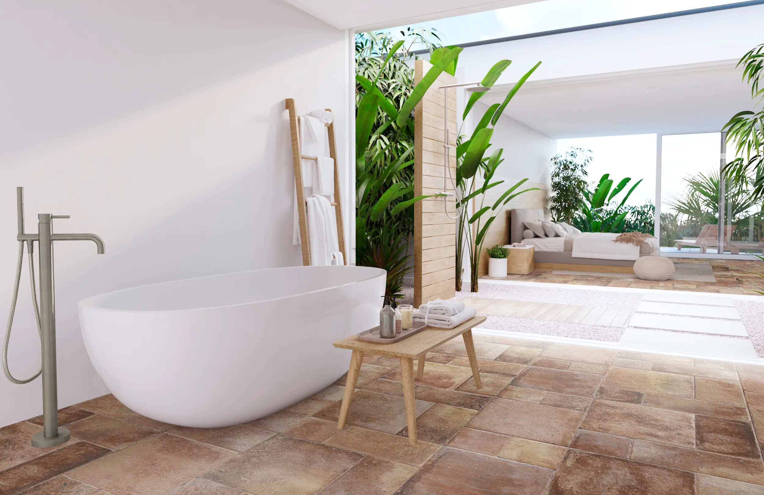 Bodenfliese Feinsteinzeug Romana verschiedene Formate rustico