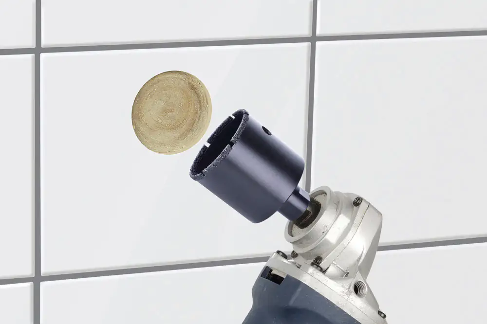 4006885594807 Wolfcraft Lochsäge Ø 60 mm Diamant für Winkelschleifer