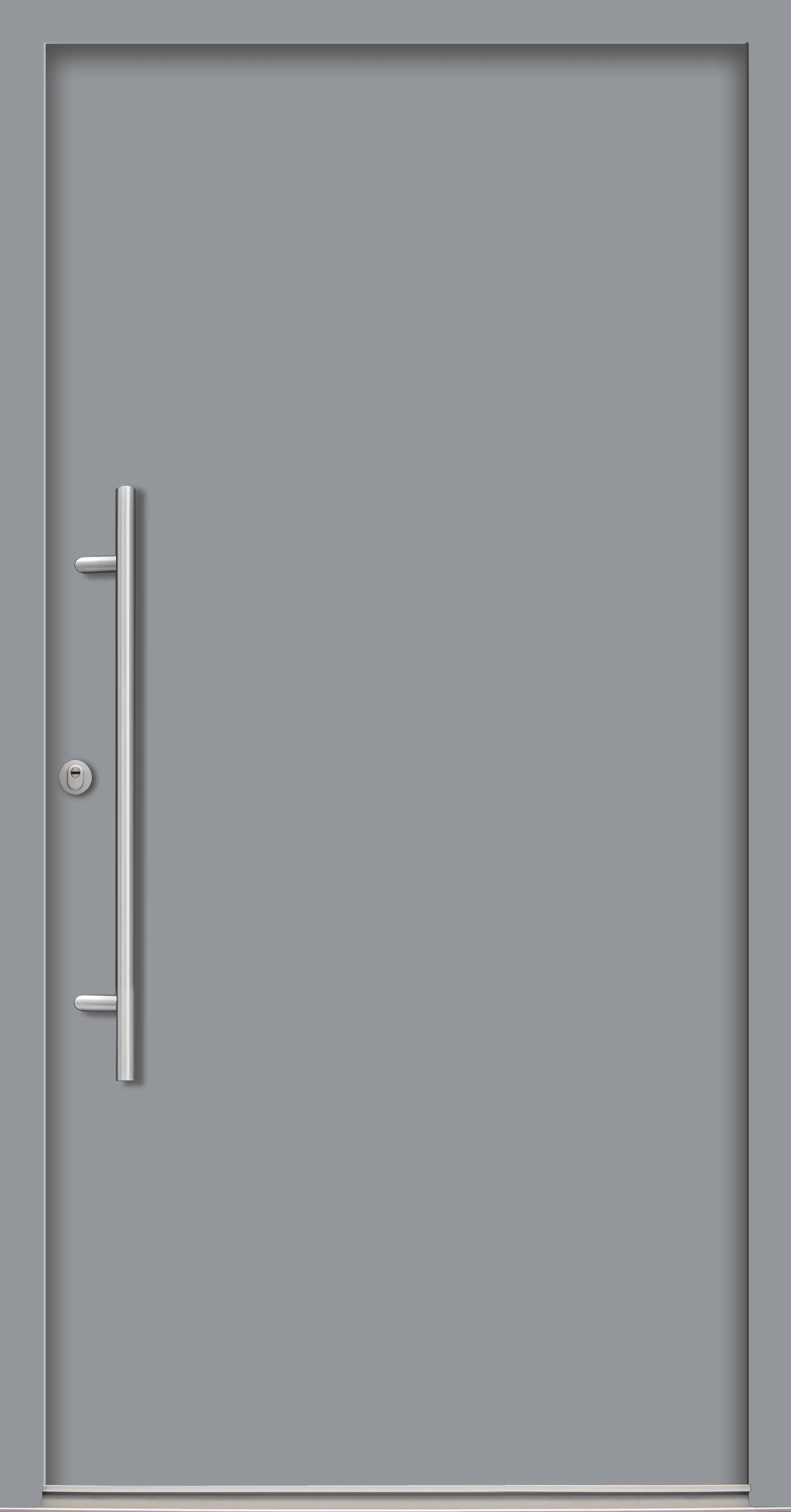 Splendoor Haustür Passivedoor Premium B05 RC2 Grau DIN Links 110 x 210 cm