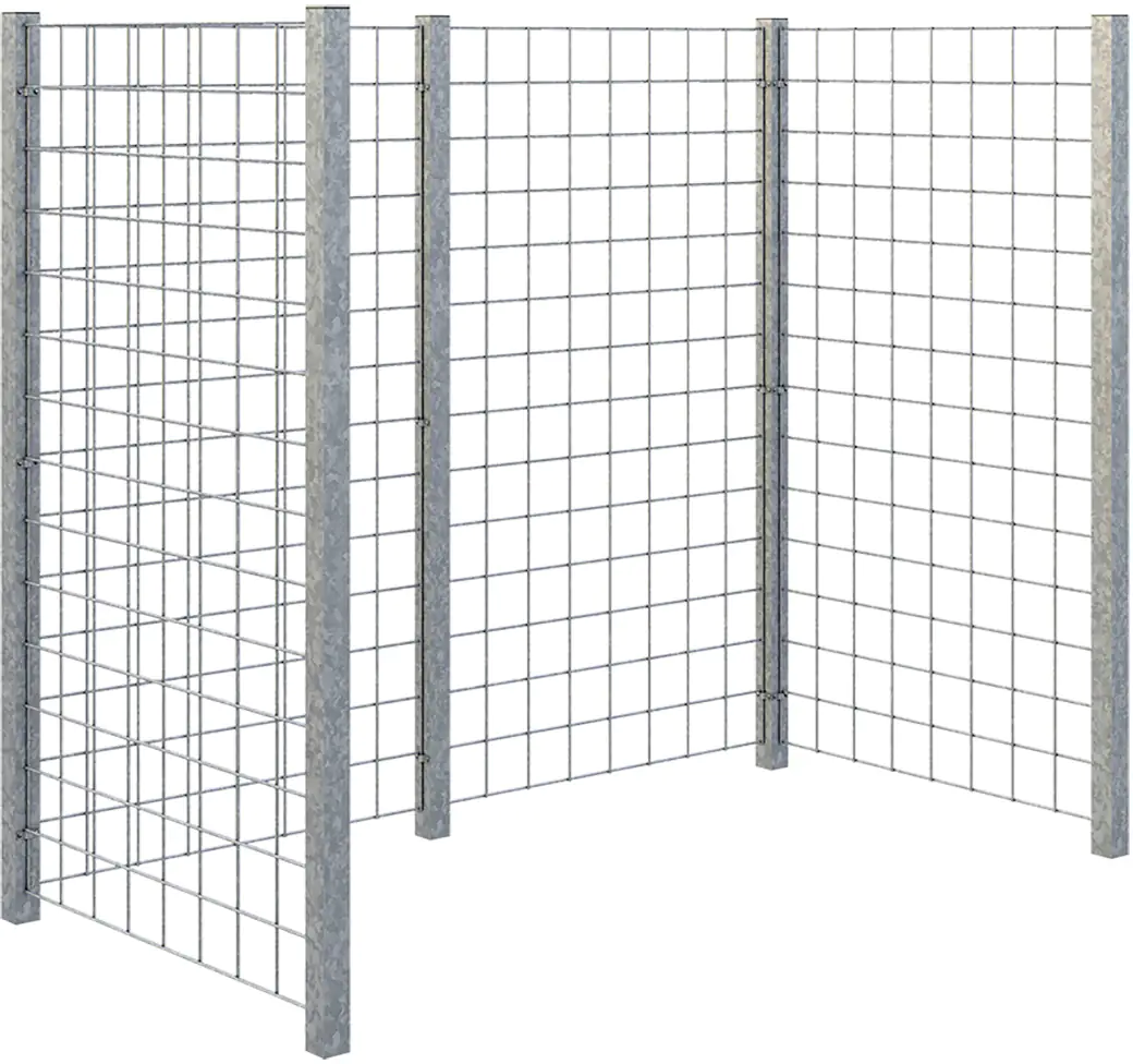 Plus Mülltonnenabtrennung Stahlspalier zum Einbetonieren