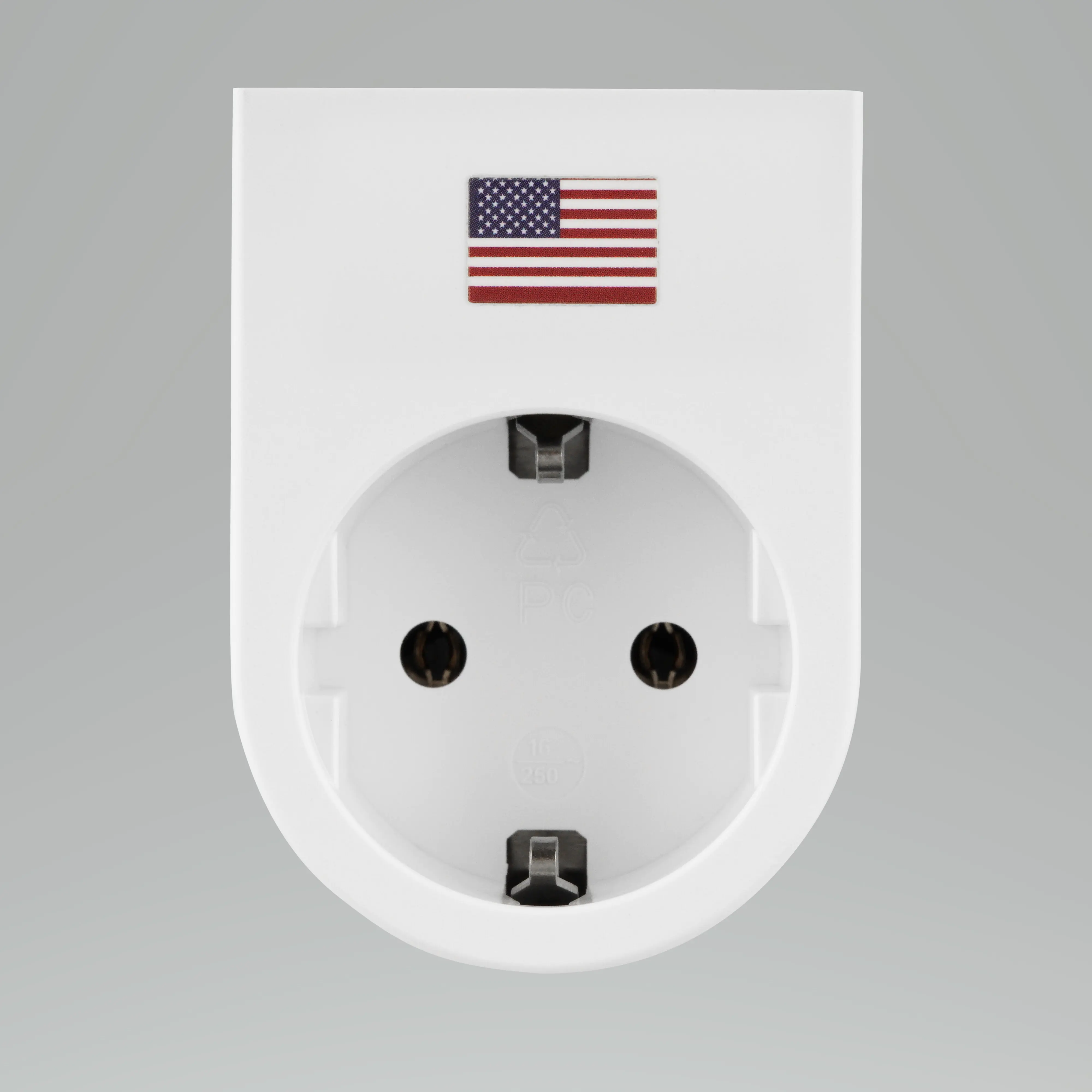 REV Reisestecker Traveler Plus USA weiß REV Reisestecker Traveler Plus USA weiß