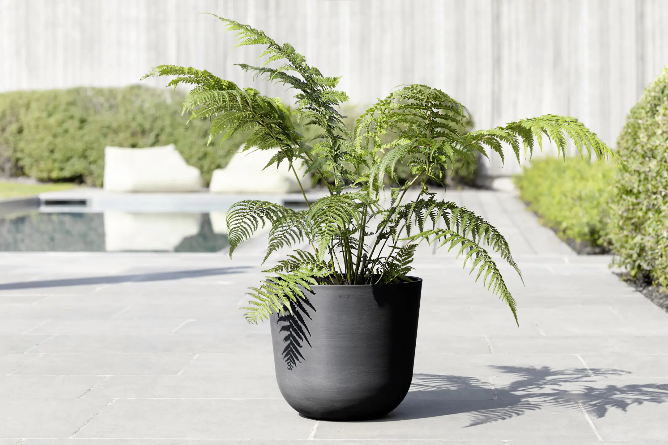 Ecopots Pflanztopf Oslo Ø 35 x 30,5 cm dunkelgrau Ecopots Pflanztopf Oslo Ø 35 x 30,5 cm dunkelgrau