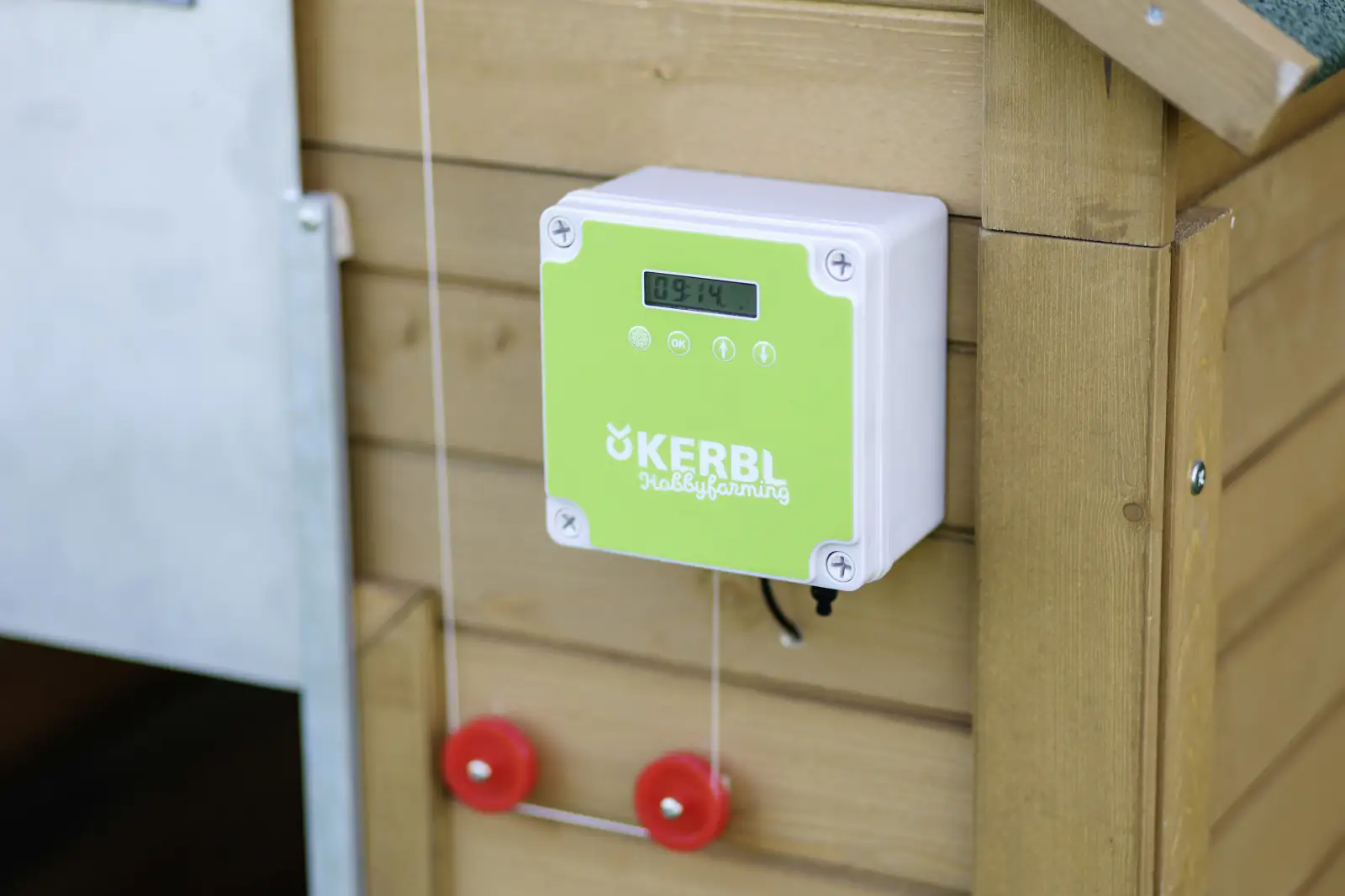 Kerbl Steuerung für Automatische Hühnertür 23,5x16x10,5 cm weiß/Grün Kerbl Steuerung für Automatische Hühnertür 23,5x16x10,5 cm weiß/Grün