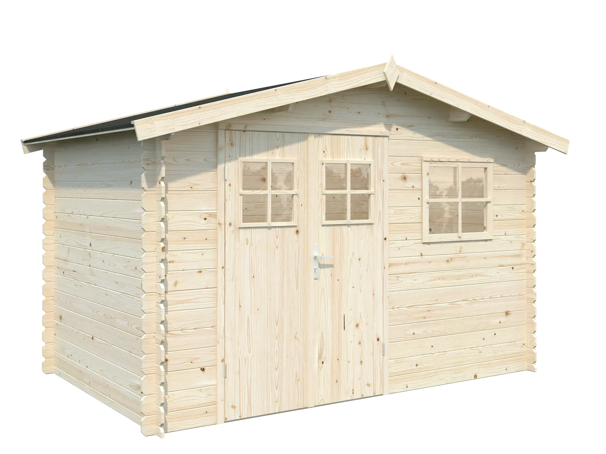 Palmako Gartenhaus Leticia 304 x 189 cm naturbelassen