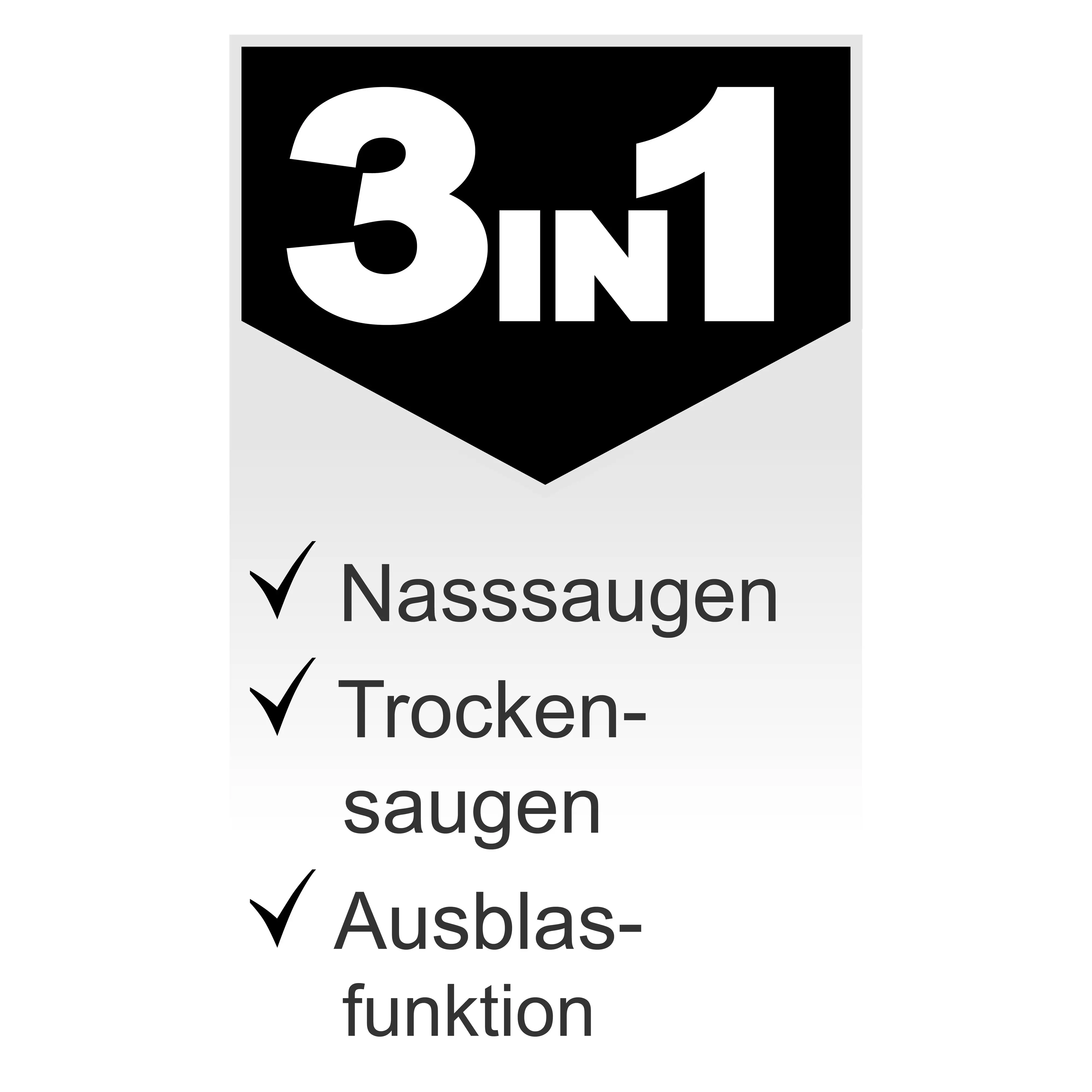 Scheppach Nass-Trockensauger WDV20-BE black