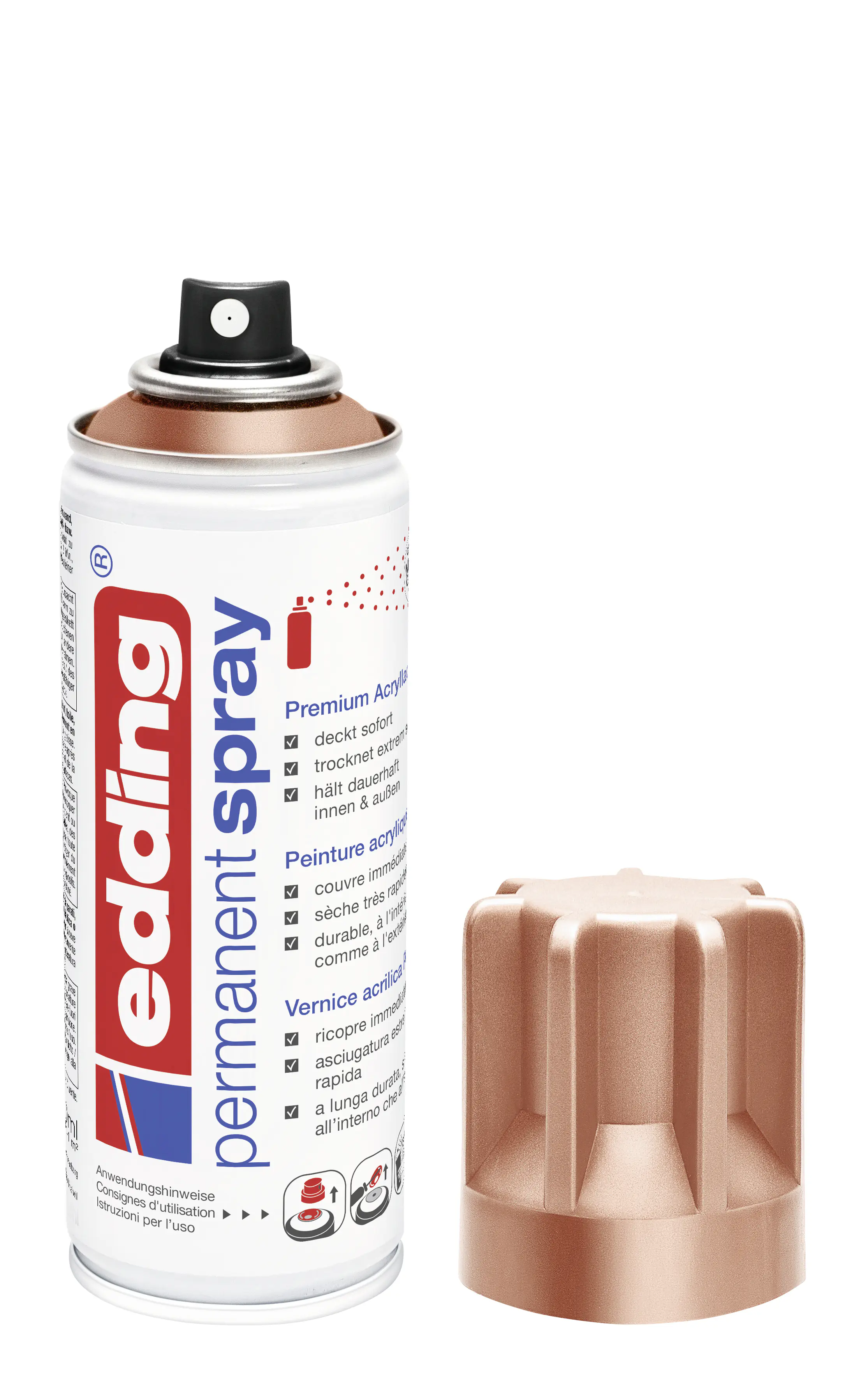 Edding 5200 Permanentspray 200 ml edelkupfer
