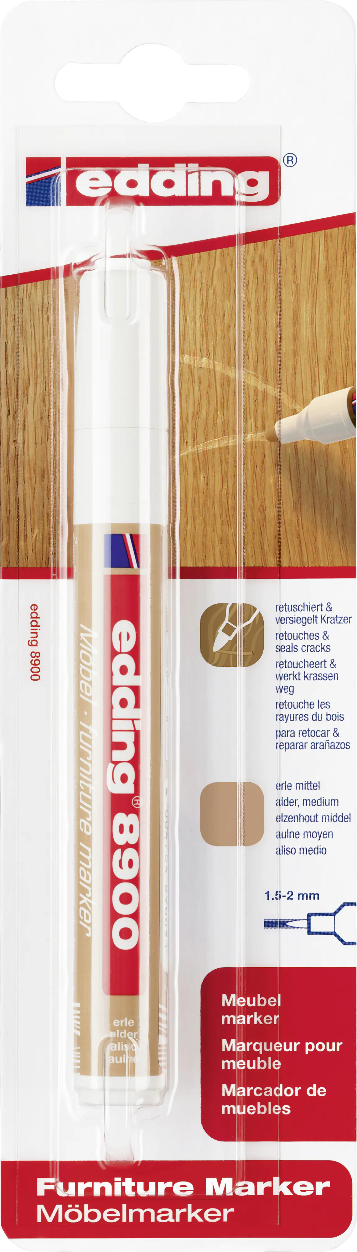 Edding 8900 Möbelmarker erle mittel Edding 8900 Möbelmarker erle mittel