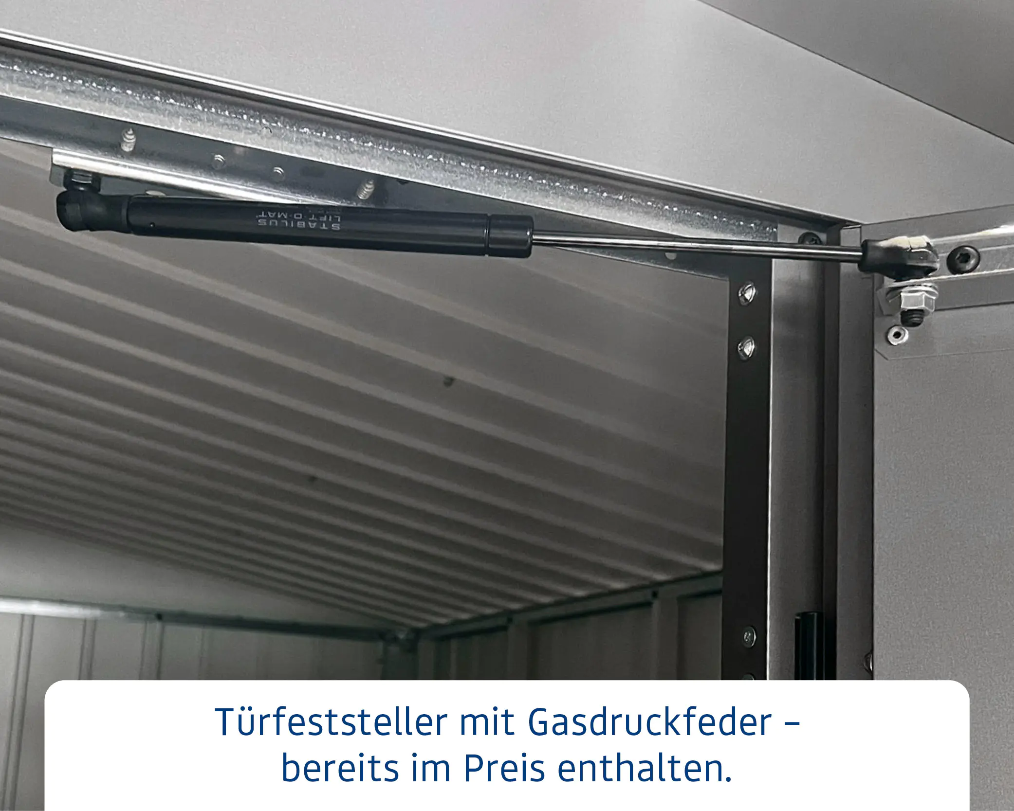EcoStar Metallgerätehaus Euroline EFD6 LB graualuminium 214 x 262 cm 2-flg. EcoStar Metallgerätehaus Euroline EFD6 LB graualuminium 214 x 262 cm 2-flg.