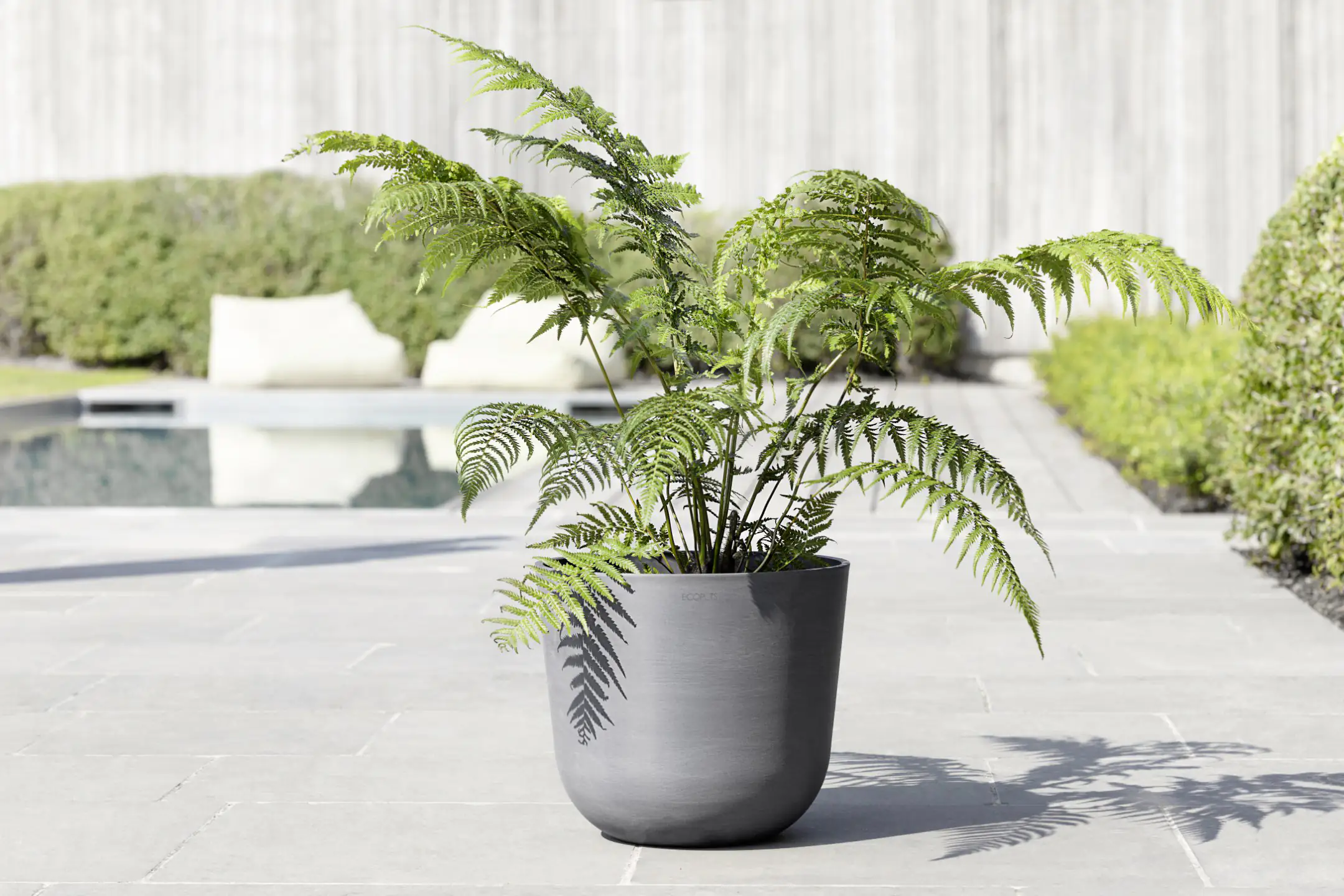Ecopots Pflanztopf Oslo Ø 35 x 30,5 cm grau Ecopots Pflanztopf Oslo Ø 35 x 30,5 cm grau