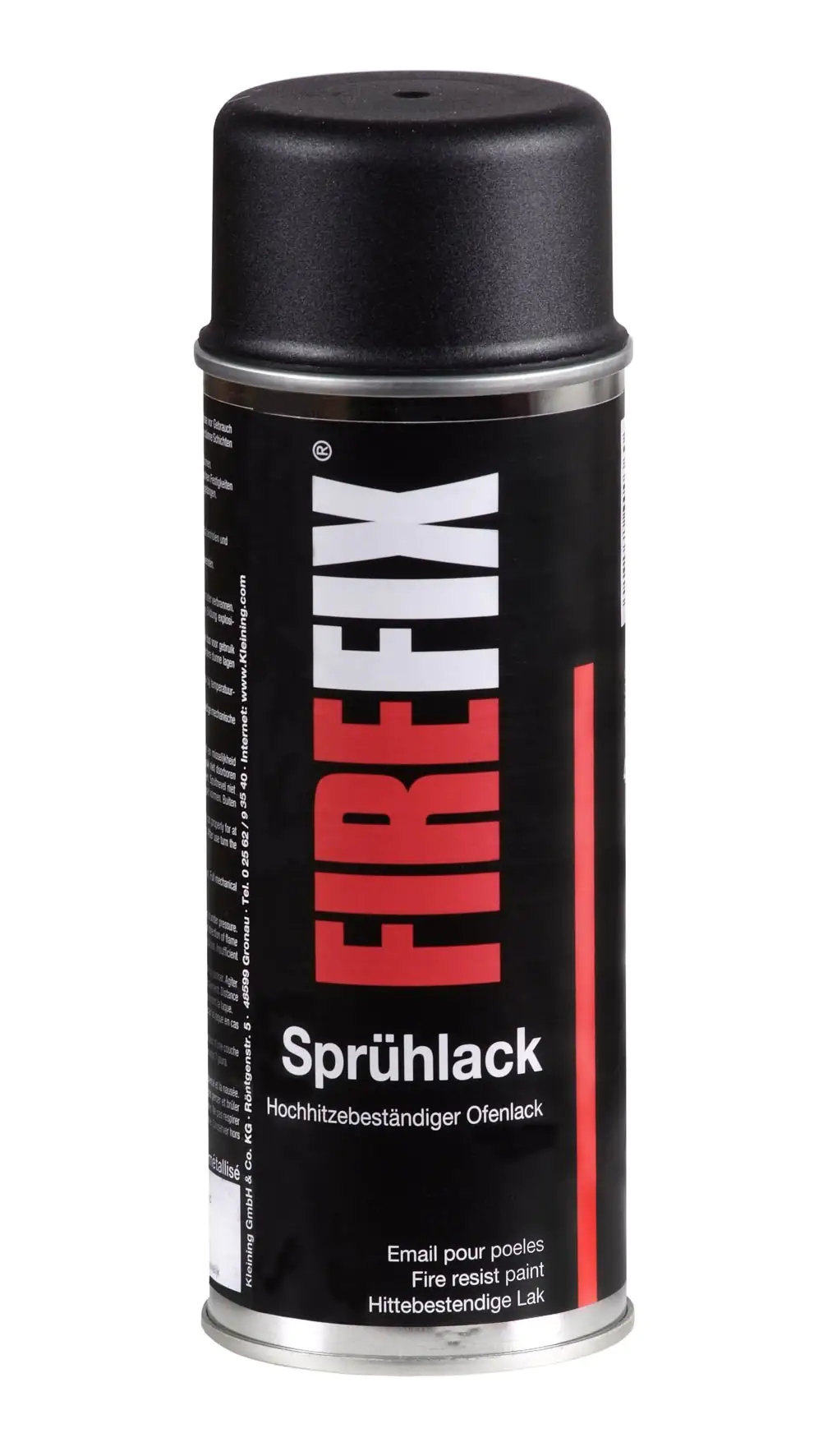 FireFix Senotherm Ofenspray schwarz 400 ml Sprühdose