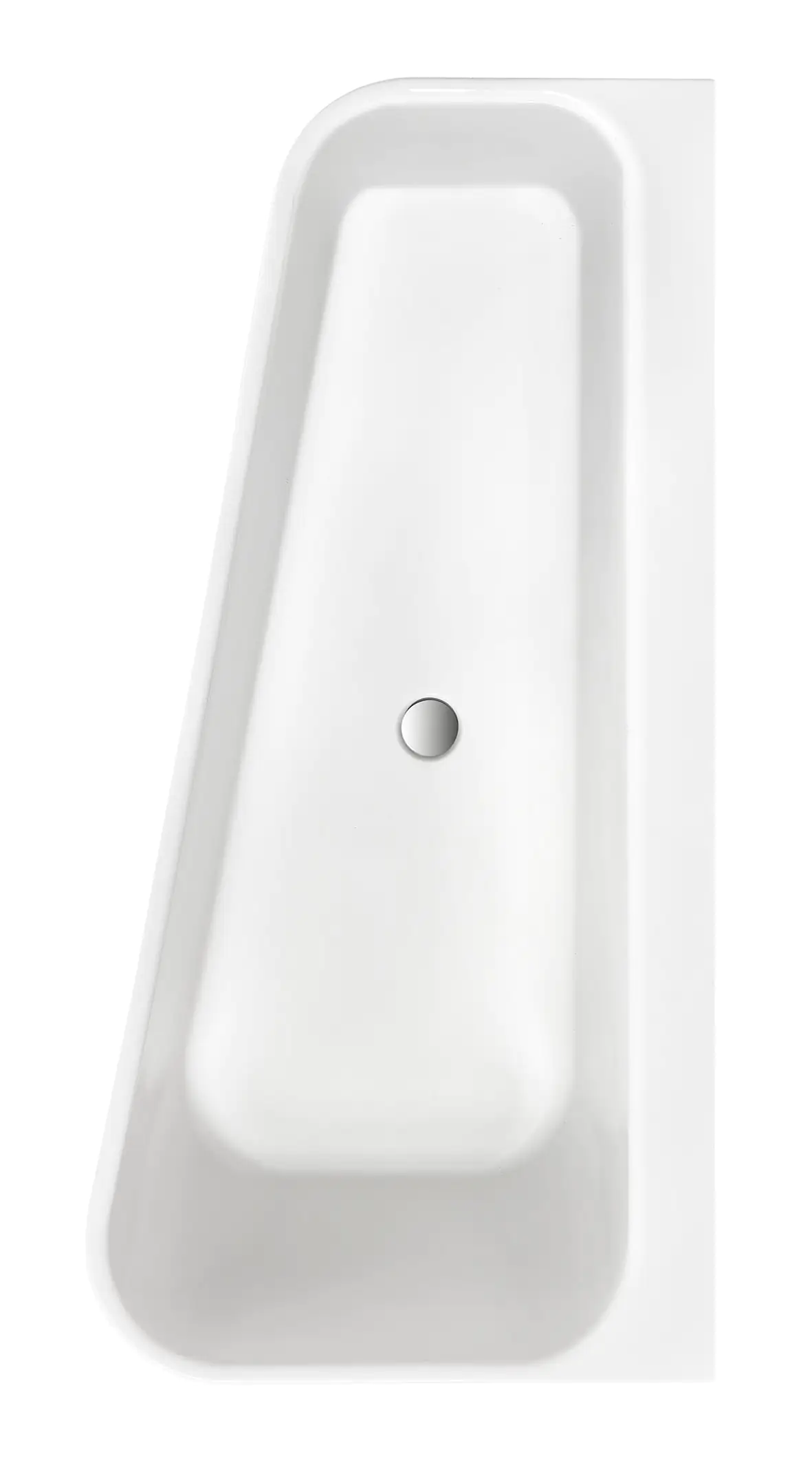 Ottofond Badewanne Pino links 155x75x46,5 cm, weiß, Modell B