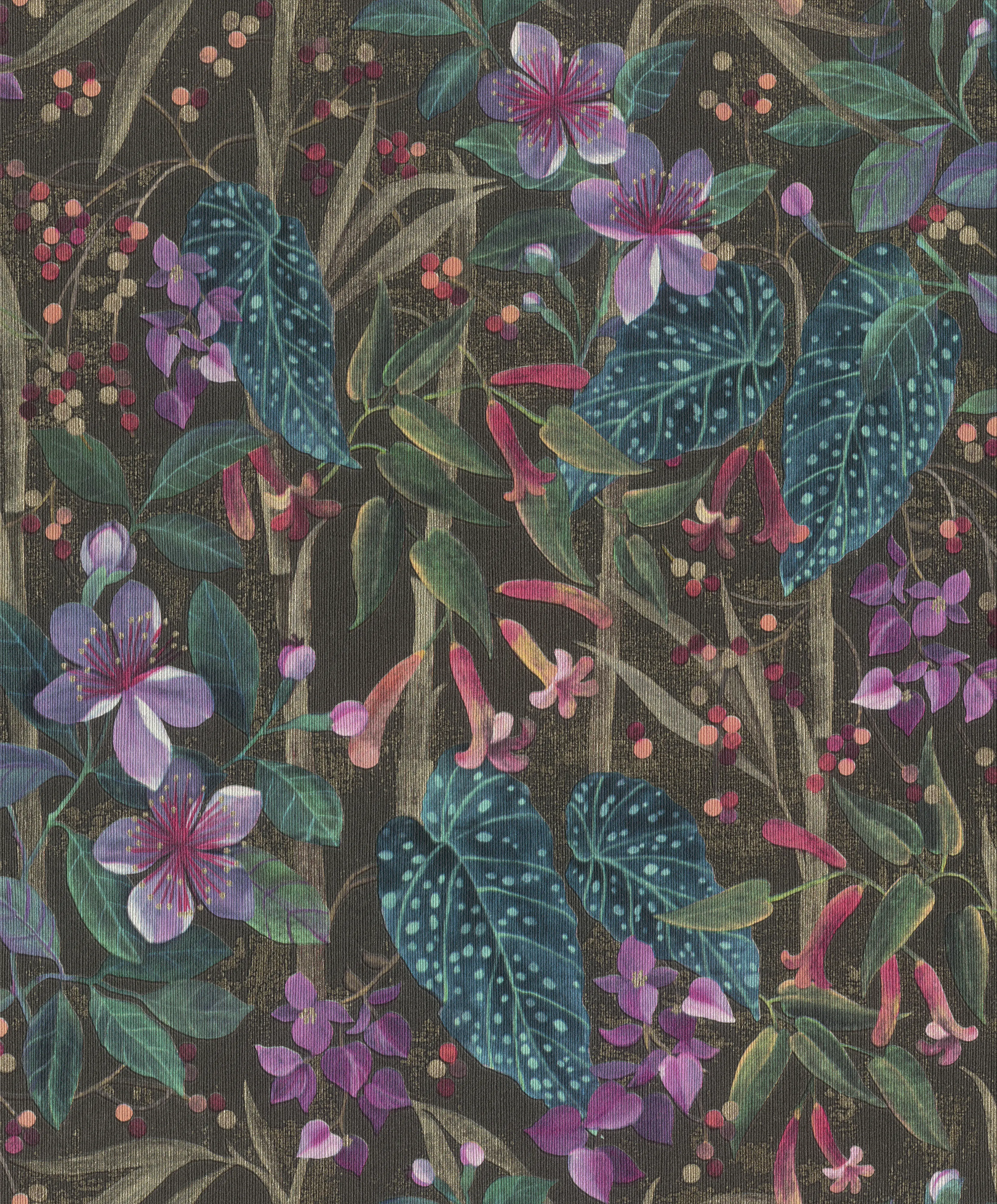 Rasch Vliestapete 538236 Schwarz-Offblack Muster & Motive 10,05 m x 0,53 m