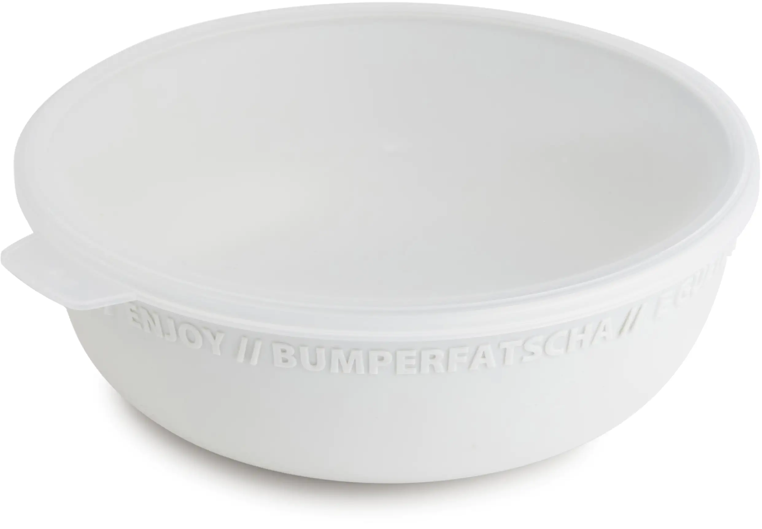 Rotho Schüssel mit Deckel 1,02 L Tresa mistletoe weiß